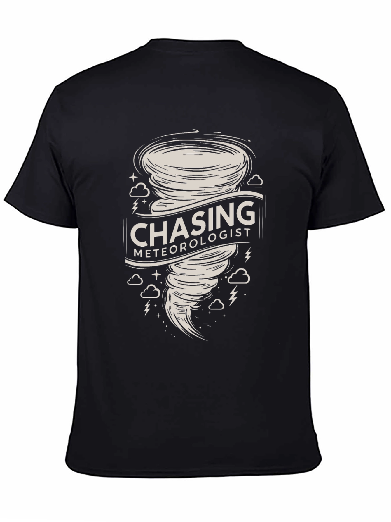 Chasing Meteorologist Tornado Graphic T-Shirt