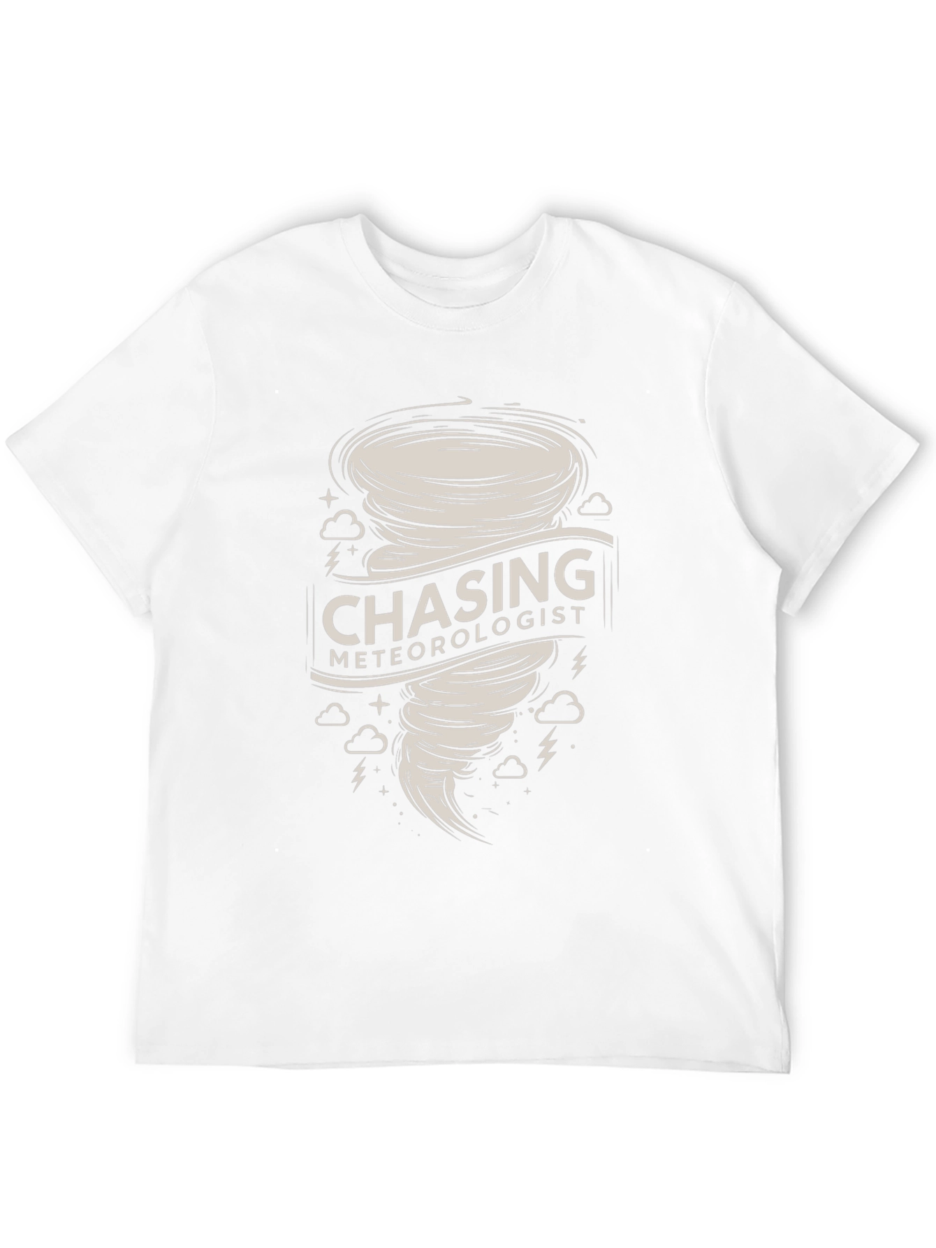 Chasing Meteorologist Tornado Graphic T-Shirt