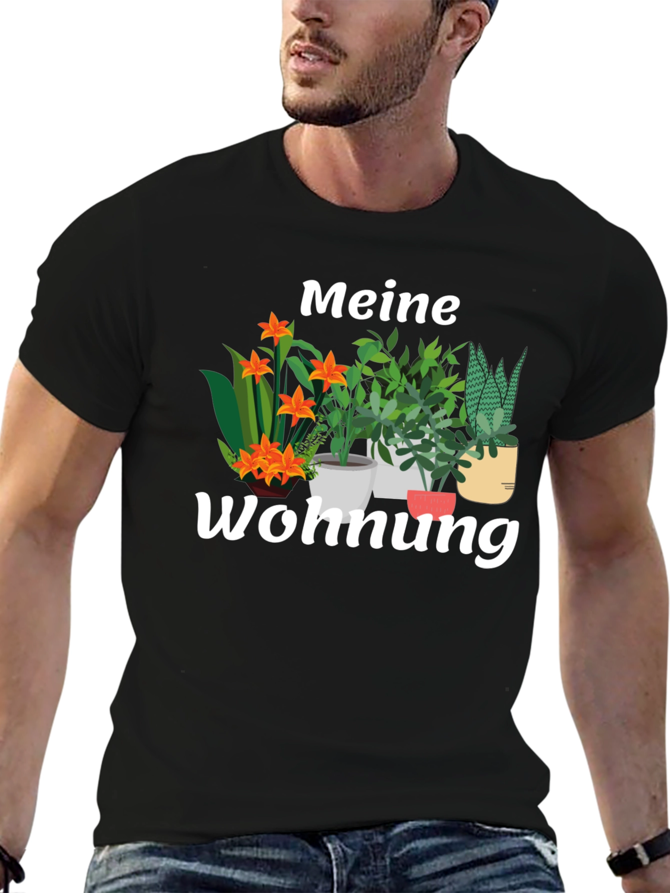 Meine Wohnung Graphic Tee - Houseplant Lover Shirt