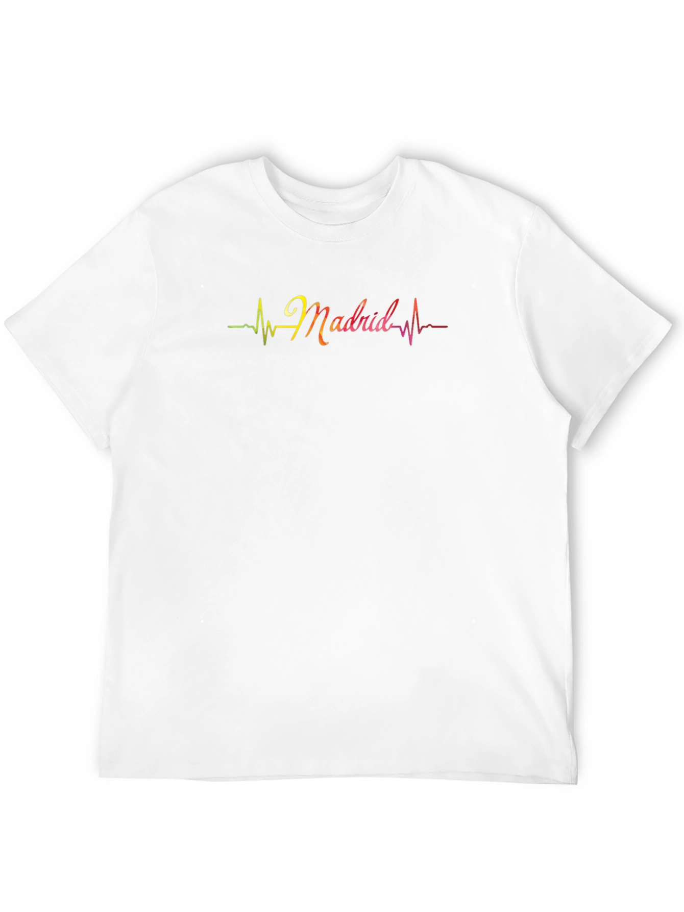 Madrid Heartbeat Graphic T-Shirt - Black