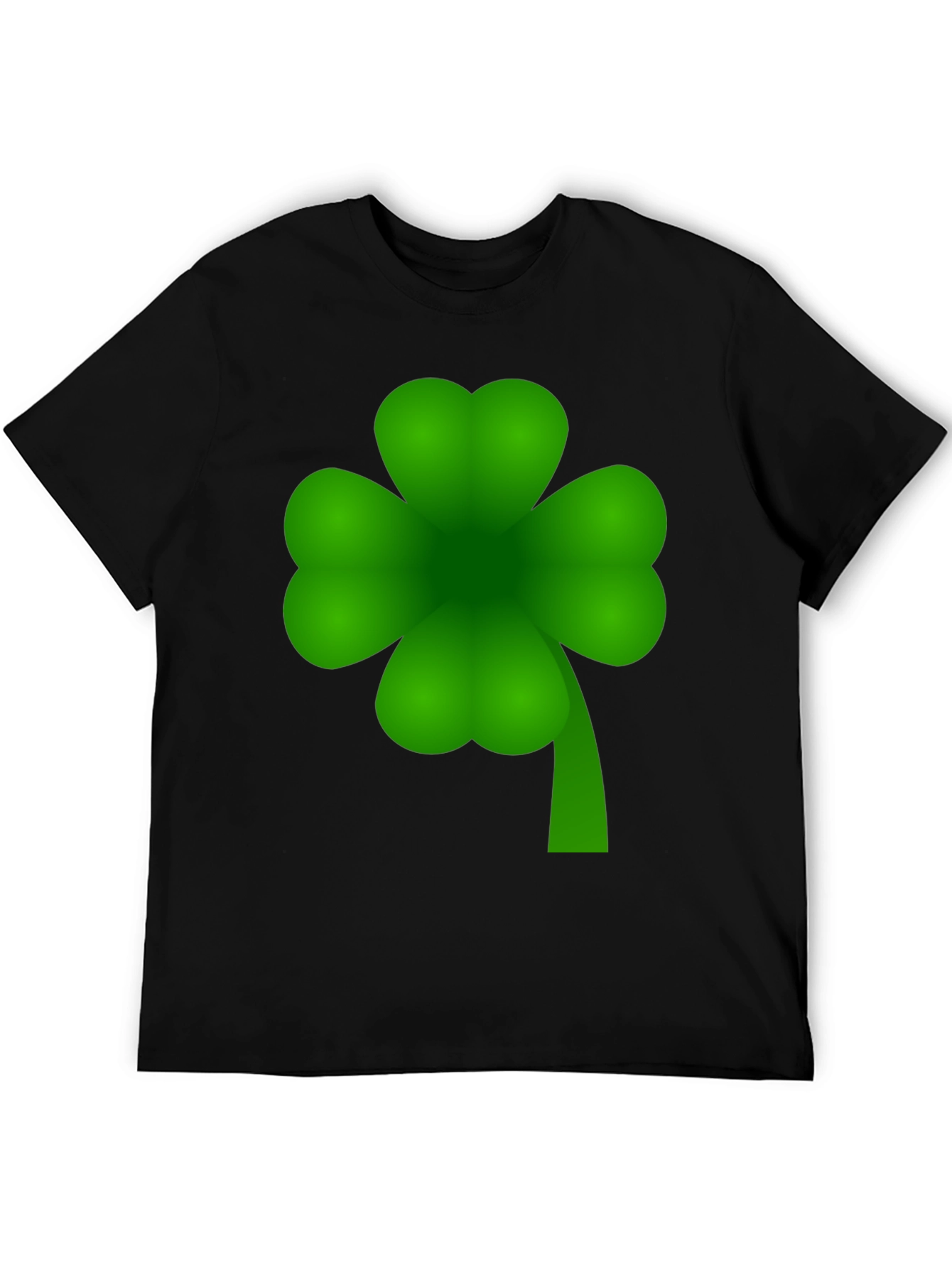 Lucky Four-Leaf Clover Graphic T-Shirt