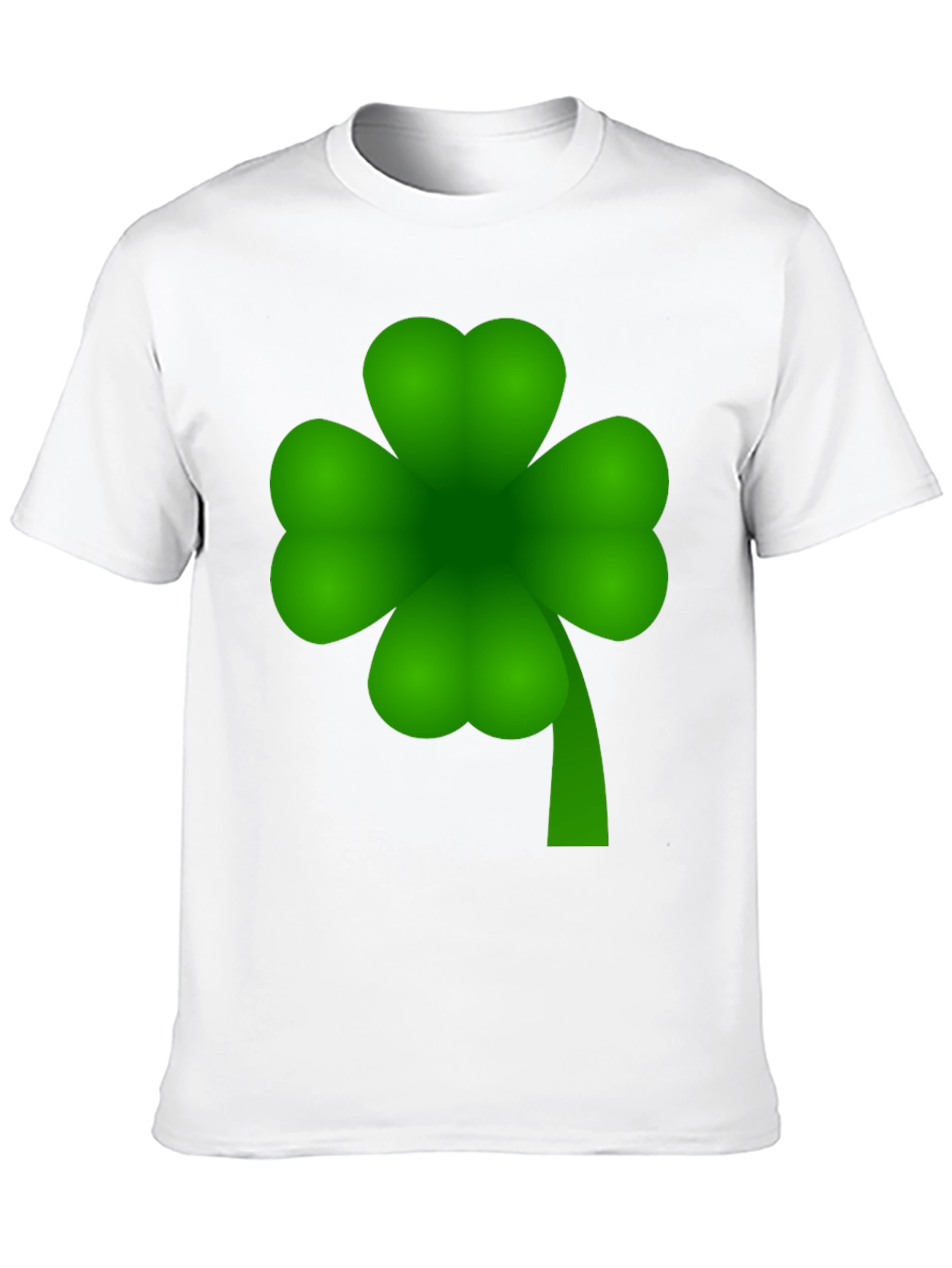 Lucky Four-Leaf Clover Graphic T-Shirt