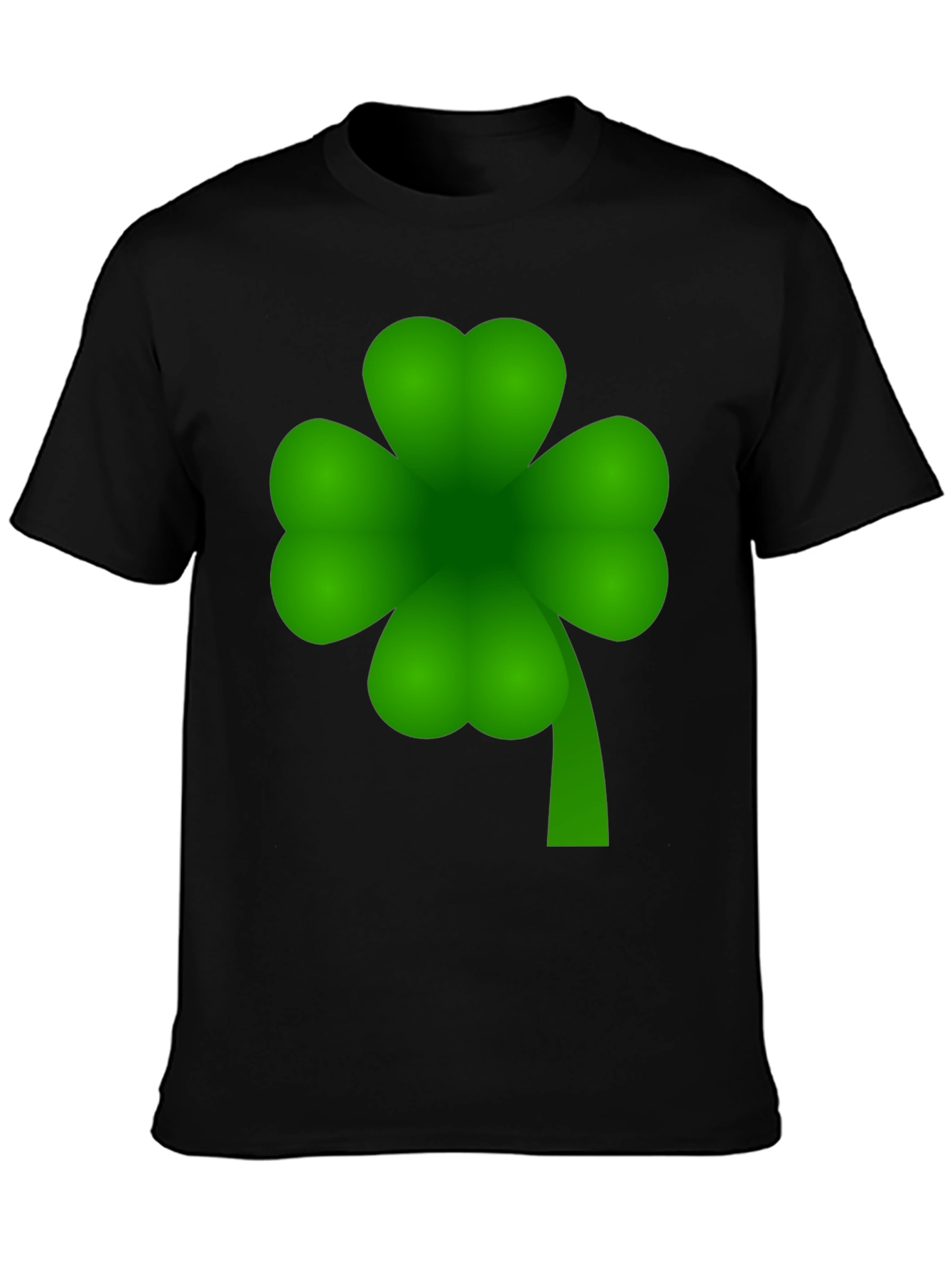 Lucky Four-Leaf Clover Graphic T-Shirt