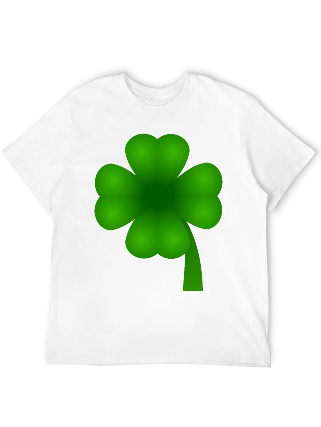 Lucky Four-Leaf Clover Graphic T-Shirt