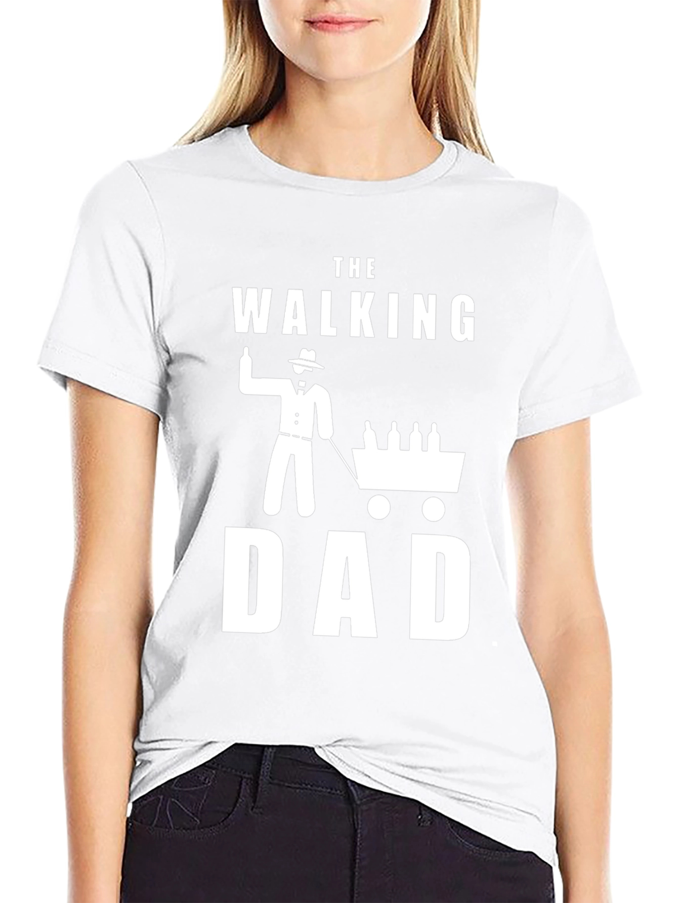 The Walking Dad Novelty Graphic T-Shirt