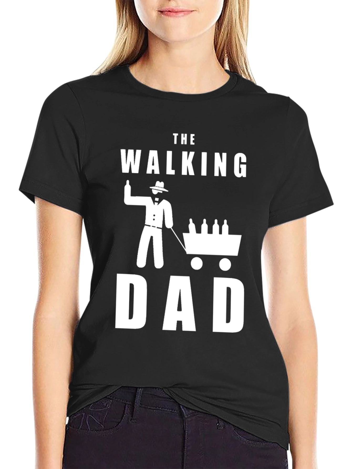 The Walking Dad Novelty Graphic T-Shirt