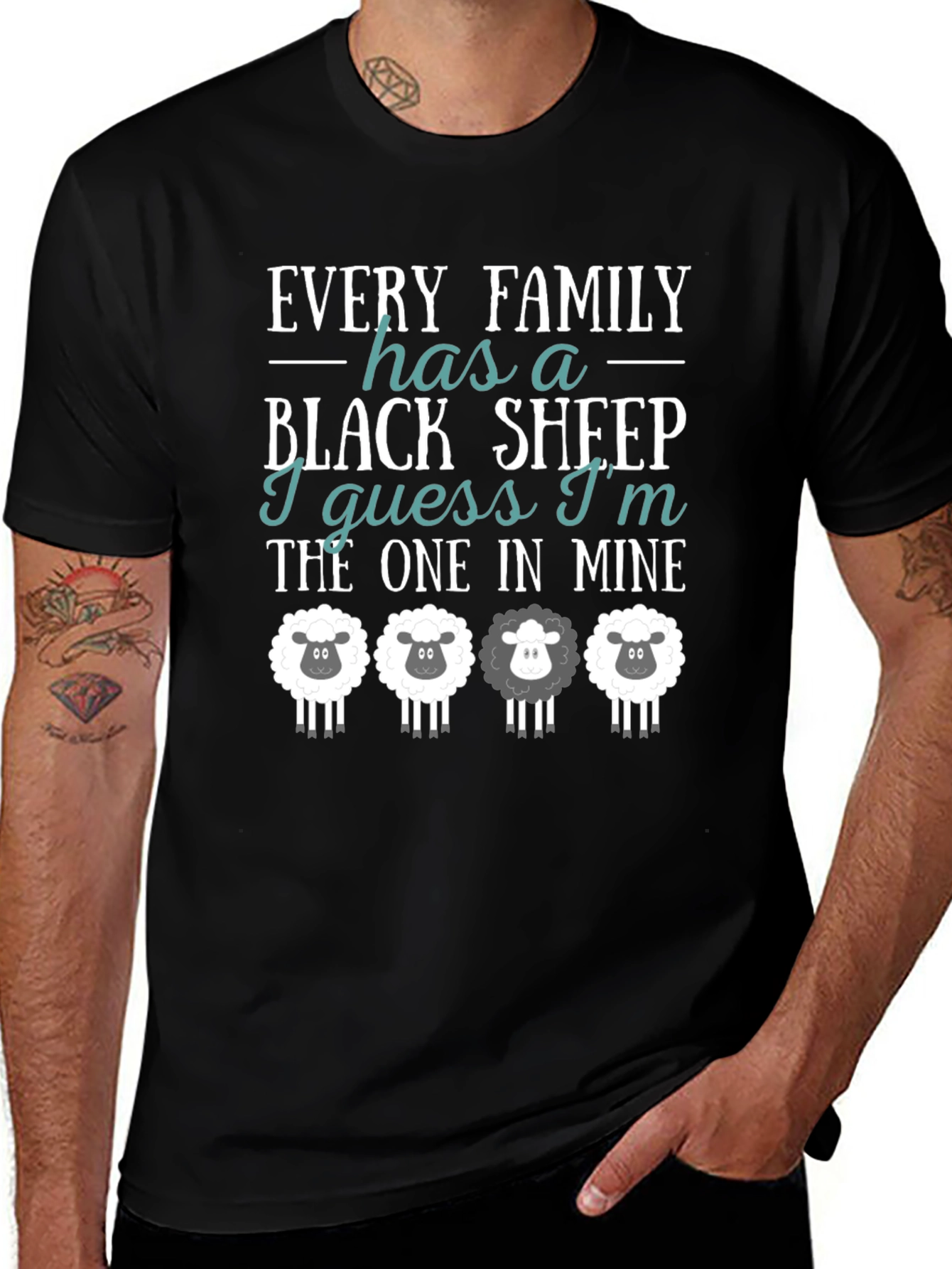 Funny Black Sheep Family T-Shirt