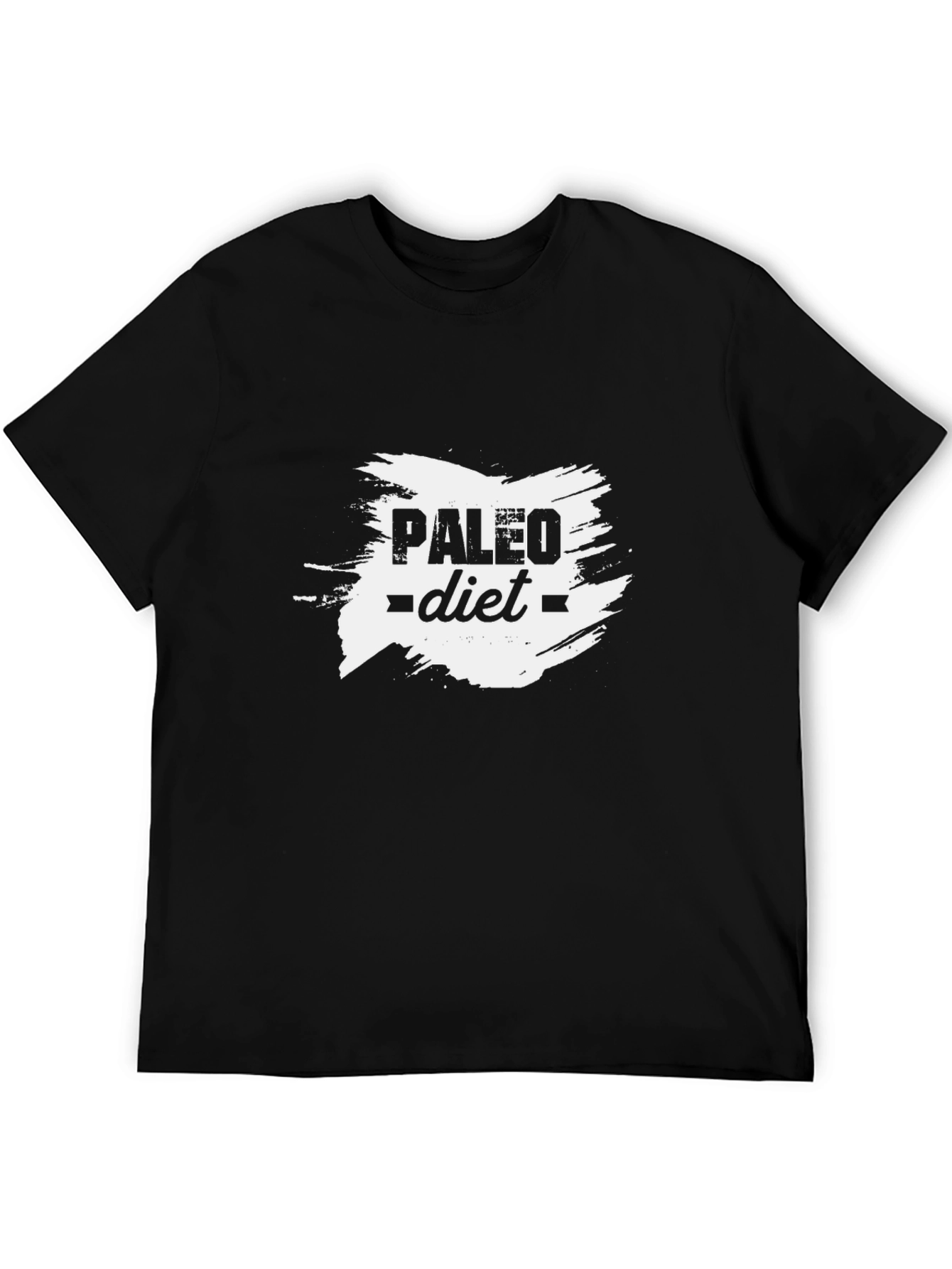 Paleo Diet Black T-Shirt - Stylish Fitness Apparel