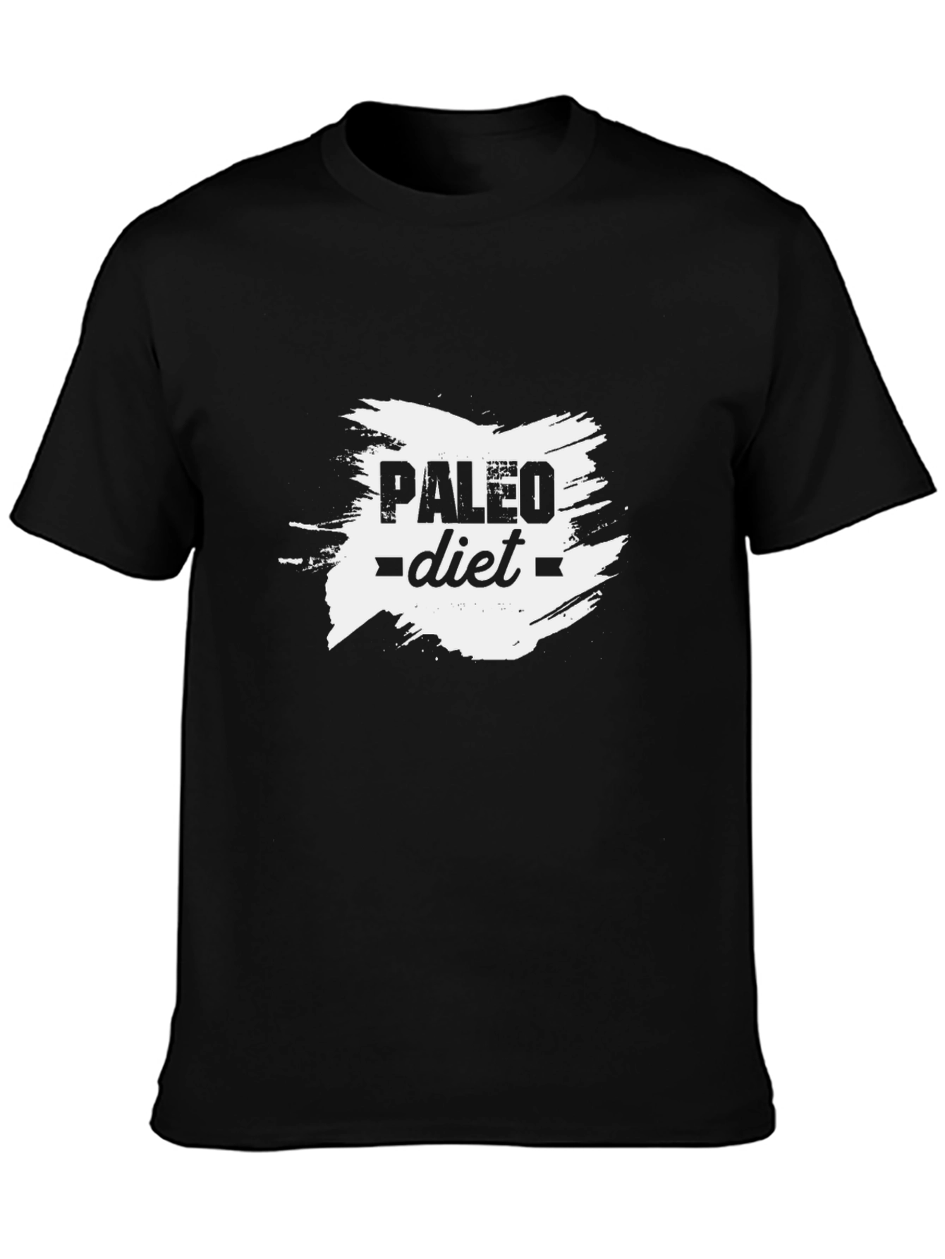 Paleo Diet Black T-Shirt - Stylish Fitness Apparel