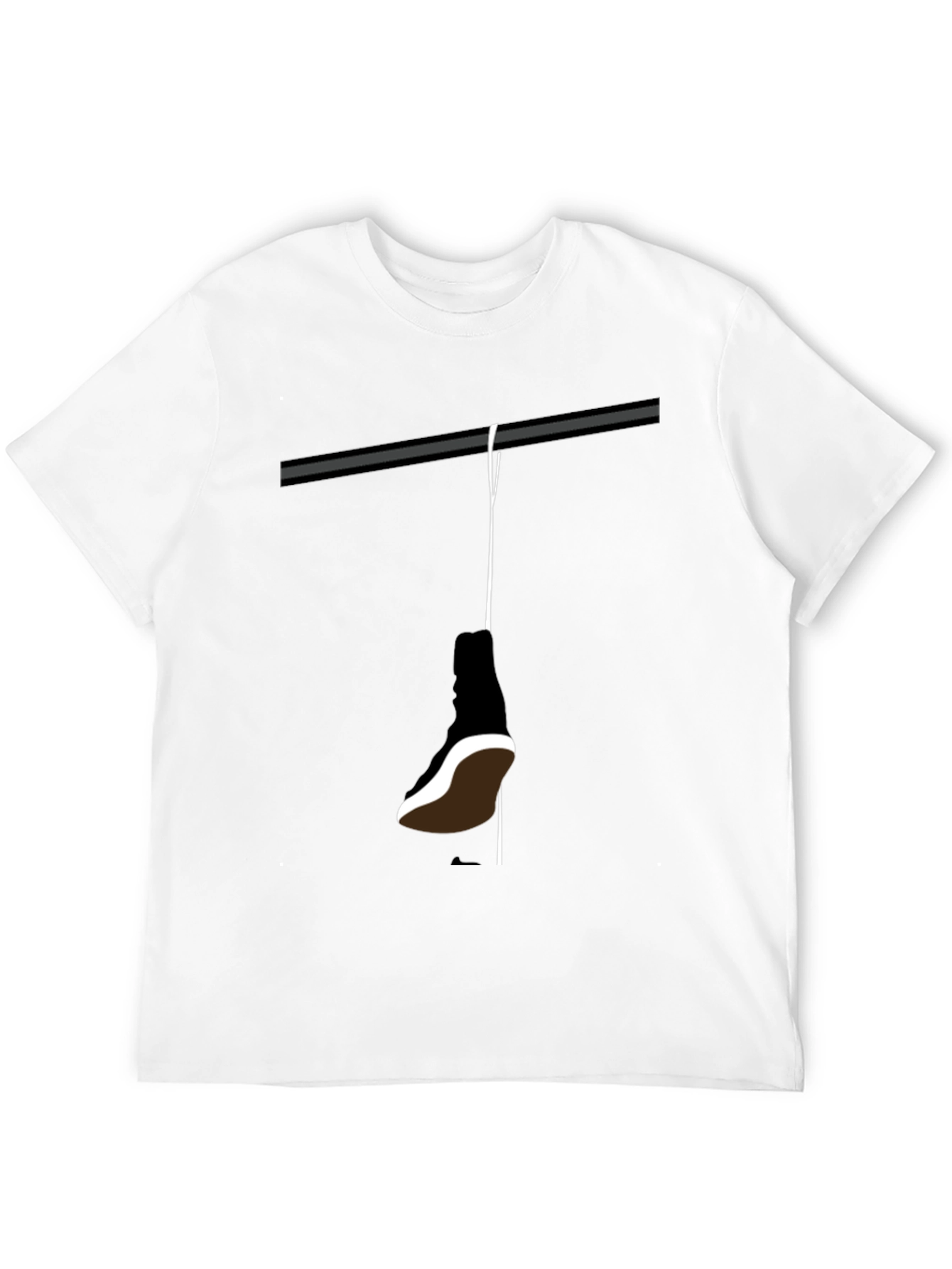 Hanging Shoe Graphic Tee - Cool Casual Style