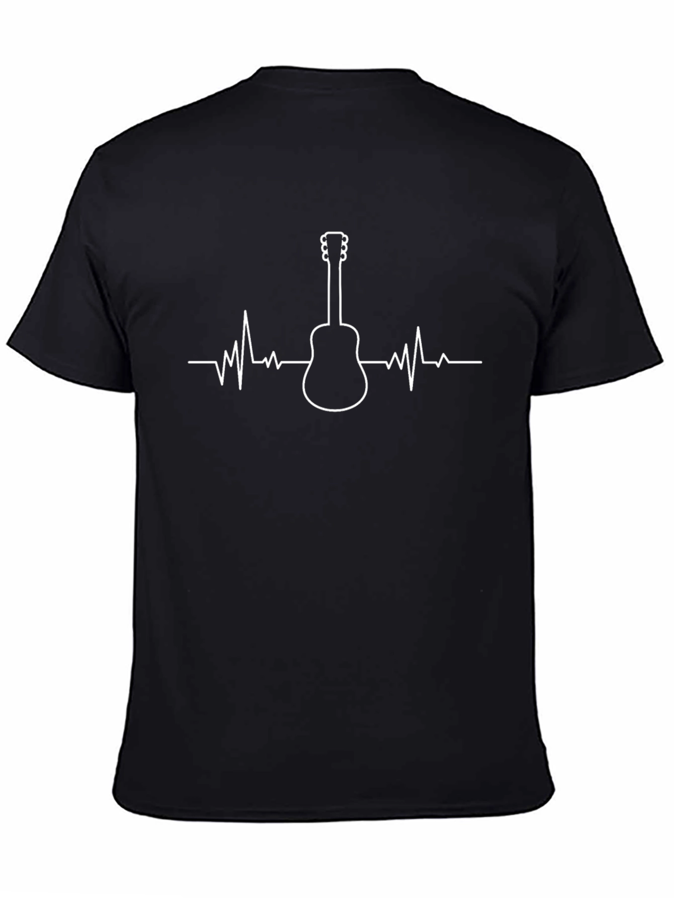 Guitar Heartbeat T-Shirt - Musician Graphic Tee