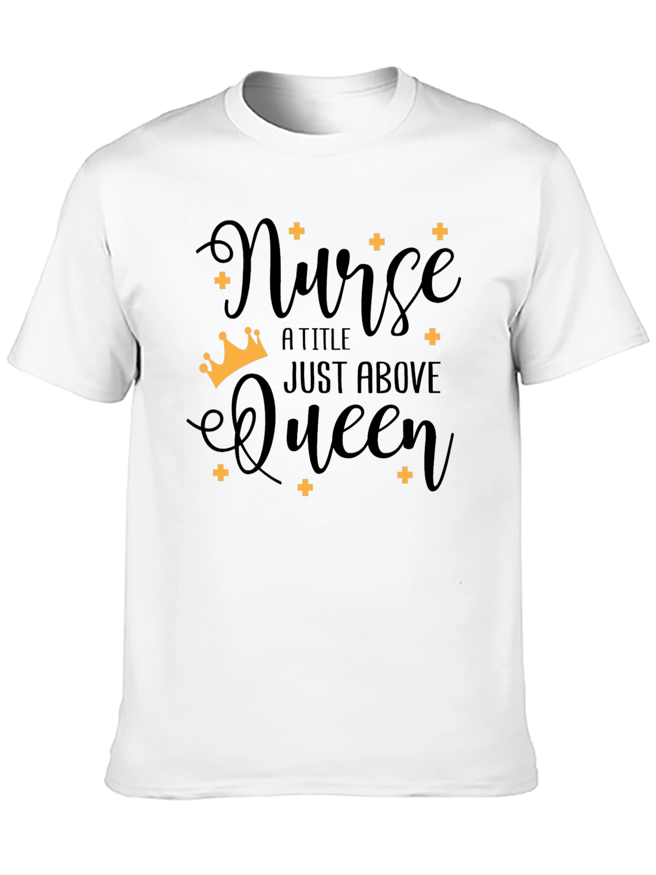 Nurse Queen Black T-Shirt