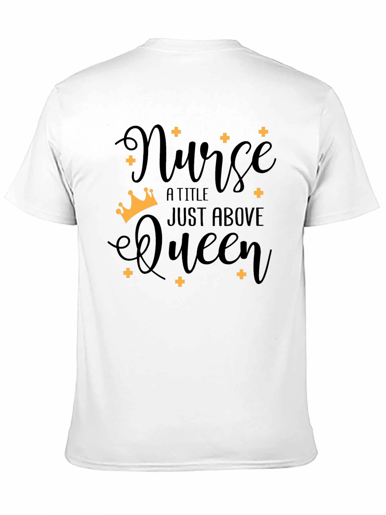 Nurse Queen Black T-Shirt
