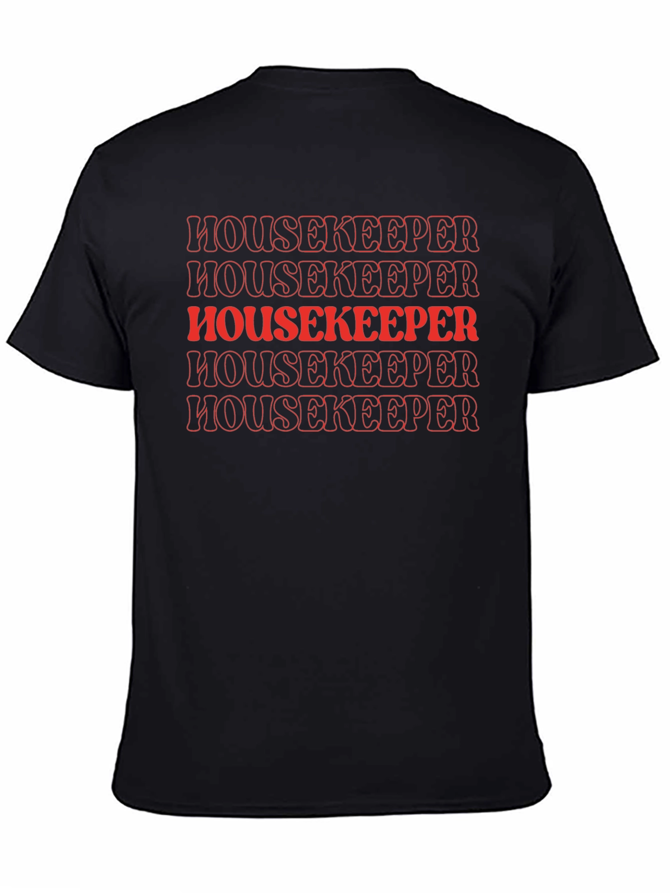Housekeeper Graphic T-Shirt - Novelty Cleaning Crew Tee