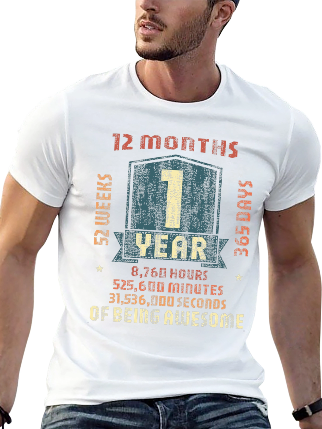 1 Year Anniversary Awesome T-Shirt