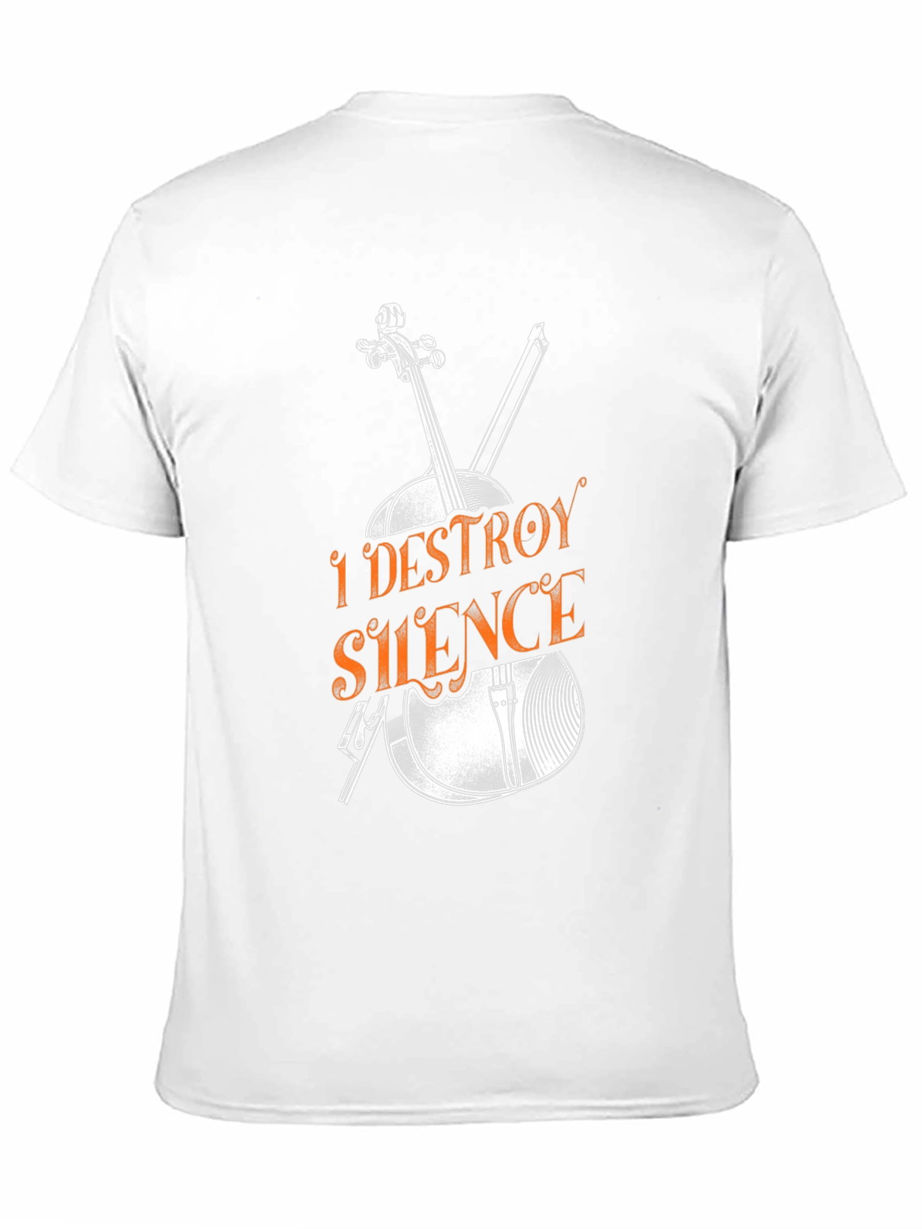 I Destroy Silence Graphic Tee - Musician T-Shirt