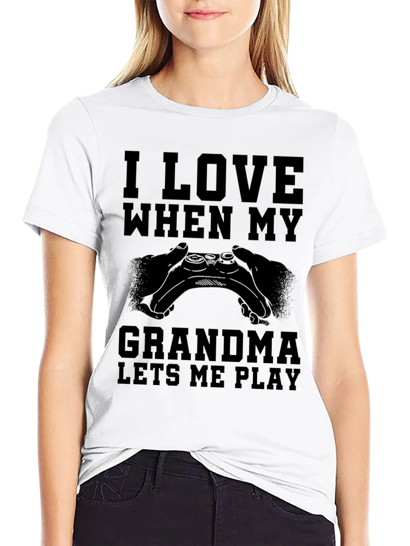 I Love When My Grandma Lets Me Play T-Shirt