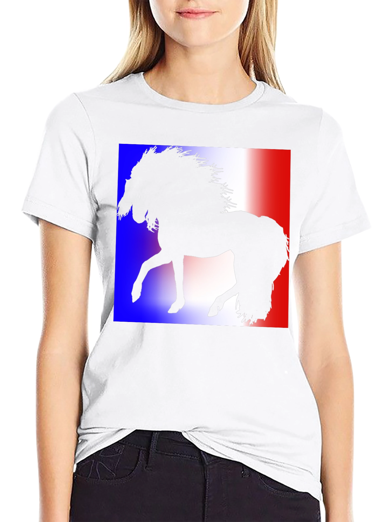 Horse Silhouette Tee - Black T-Shirt