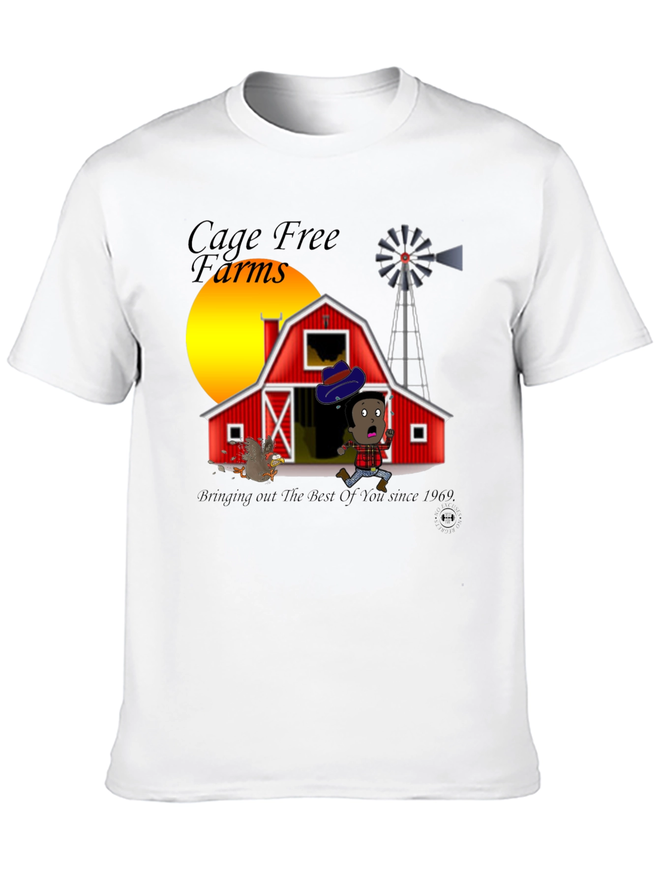 Cage Free Farms Black T-Shirt