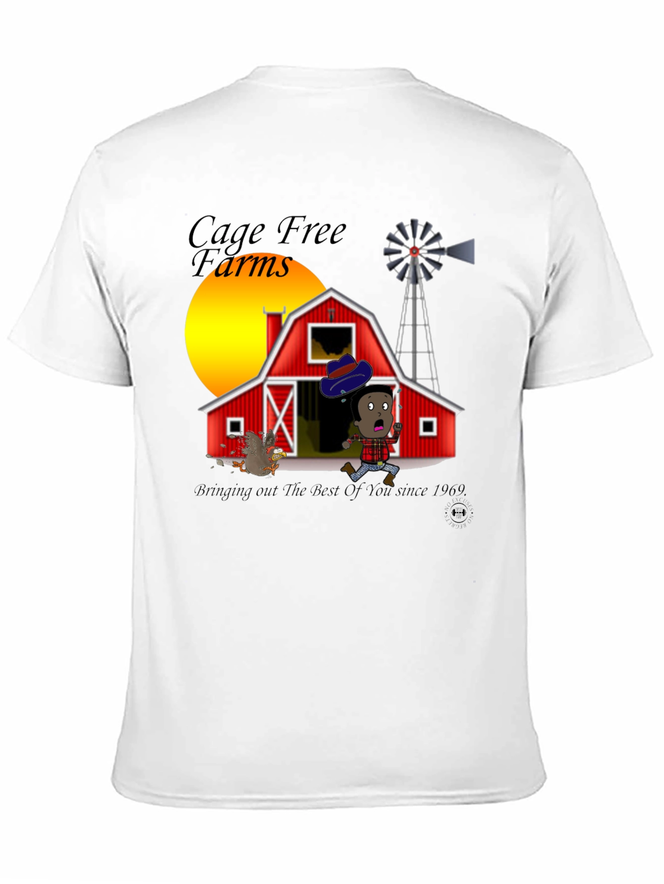 Cage Free Farms Black T-Shirt