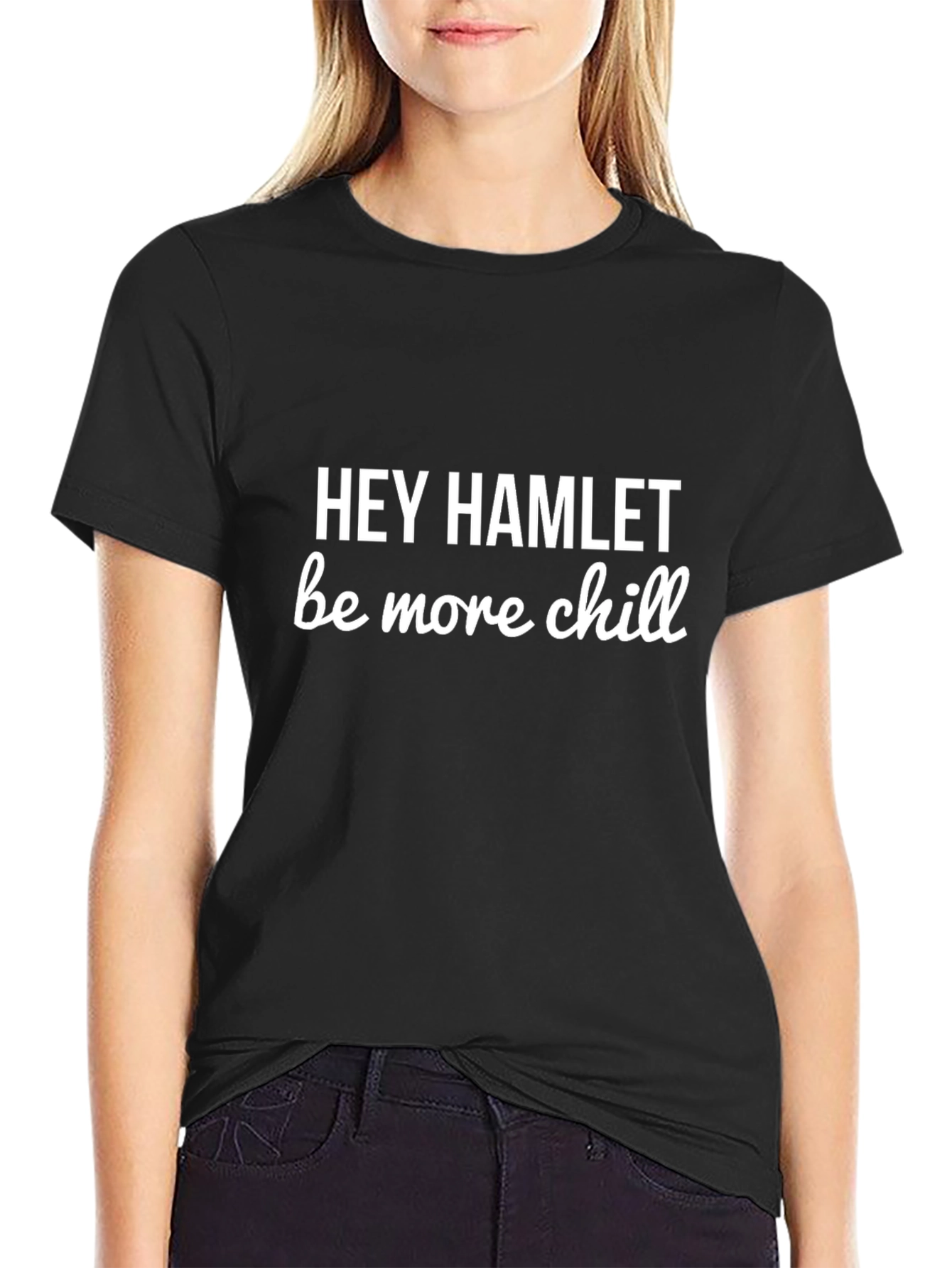 Hey Hamlet Be More Chill Black T-Shirt