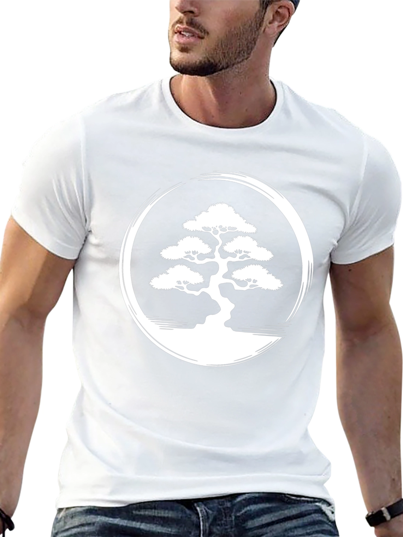 Bonsai Tree Graphic Tee - Zen Style