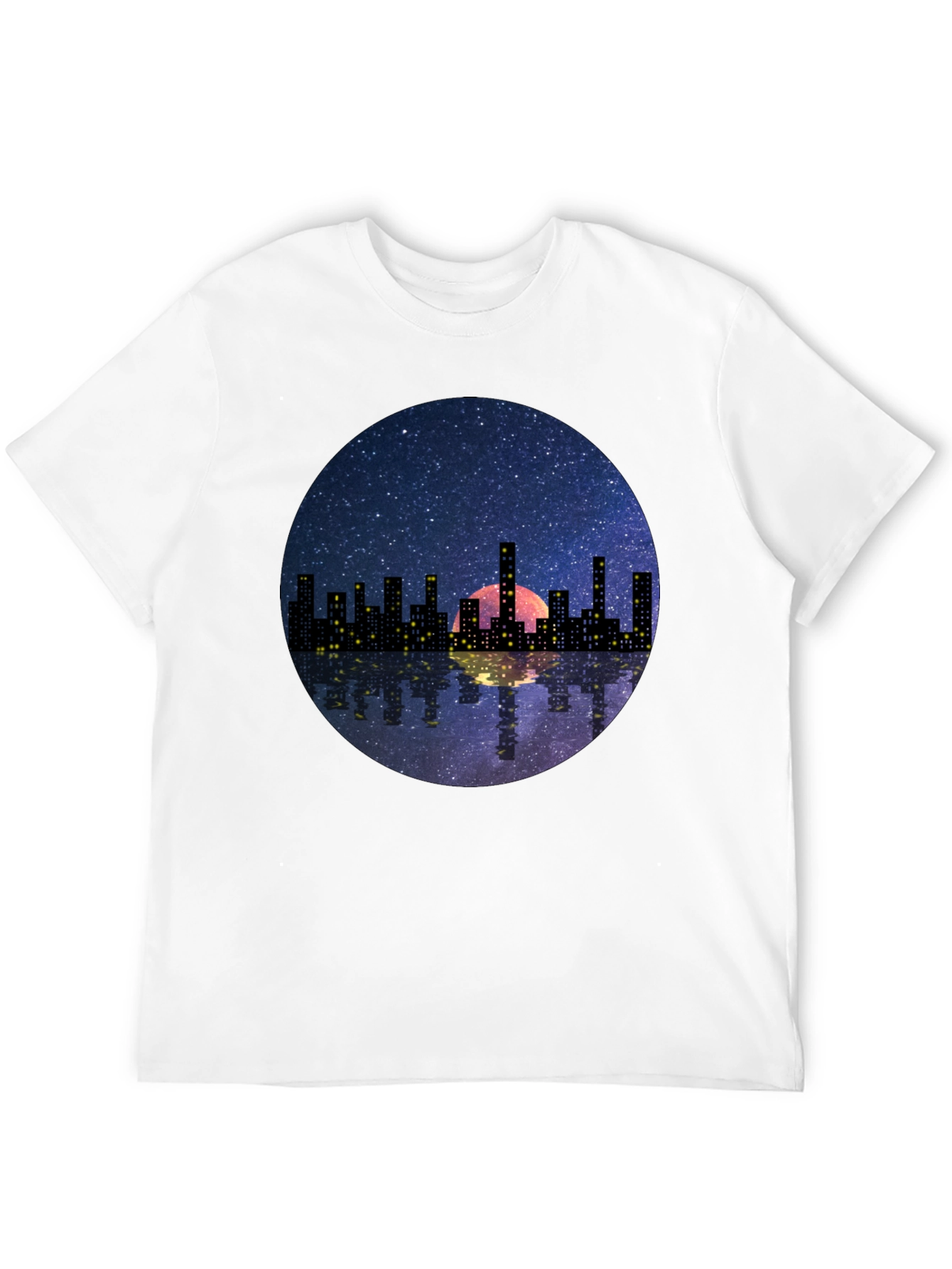 Night Cityscape Graphic Tee