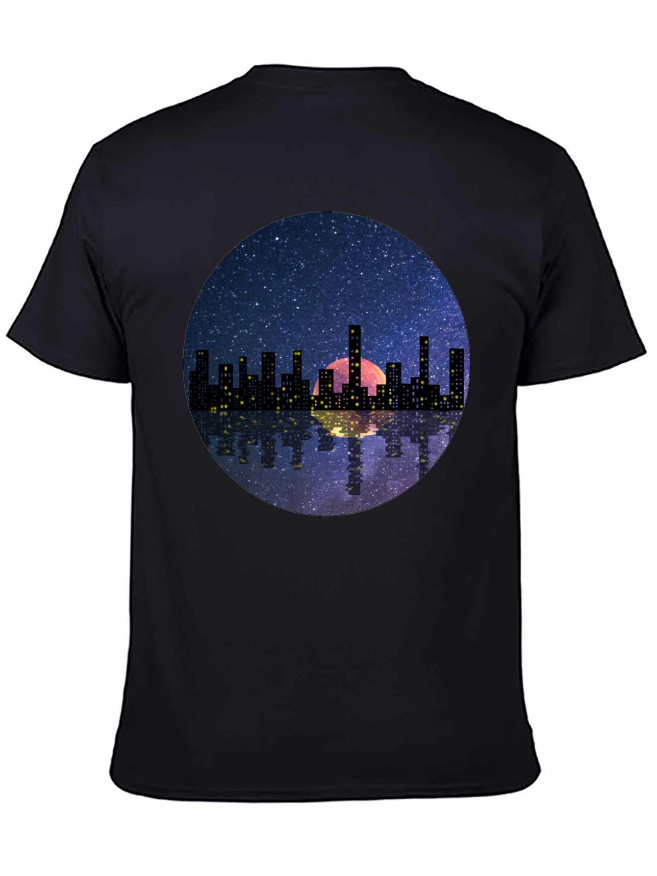 Night Cityscape Graphic Tee
