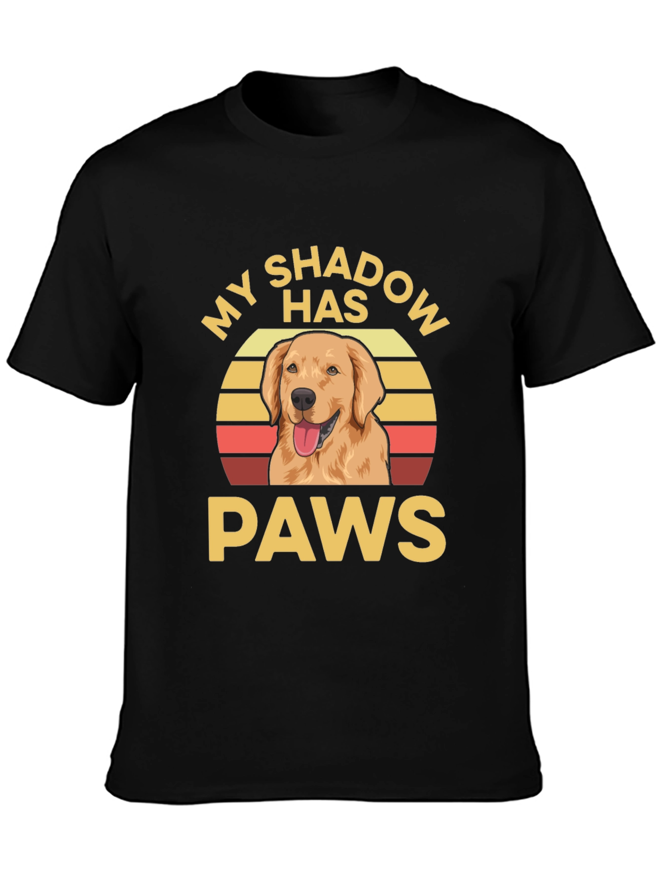 My Shadow Has Paws Dog T-Shirt