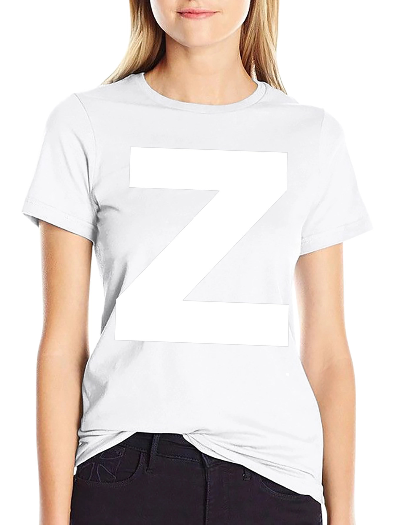 Bold Z Graphic Tee - Classic Black Cotton T-Shirt