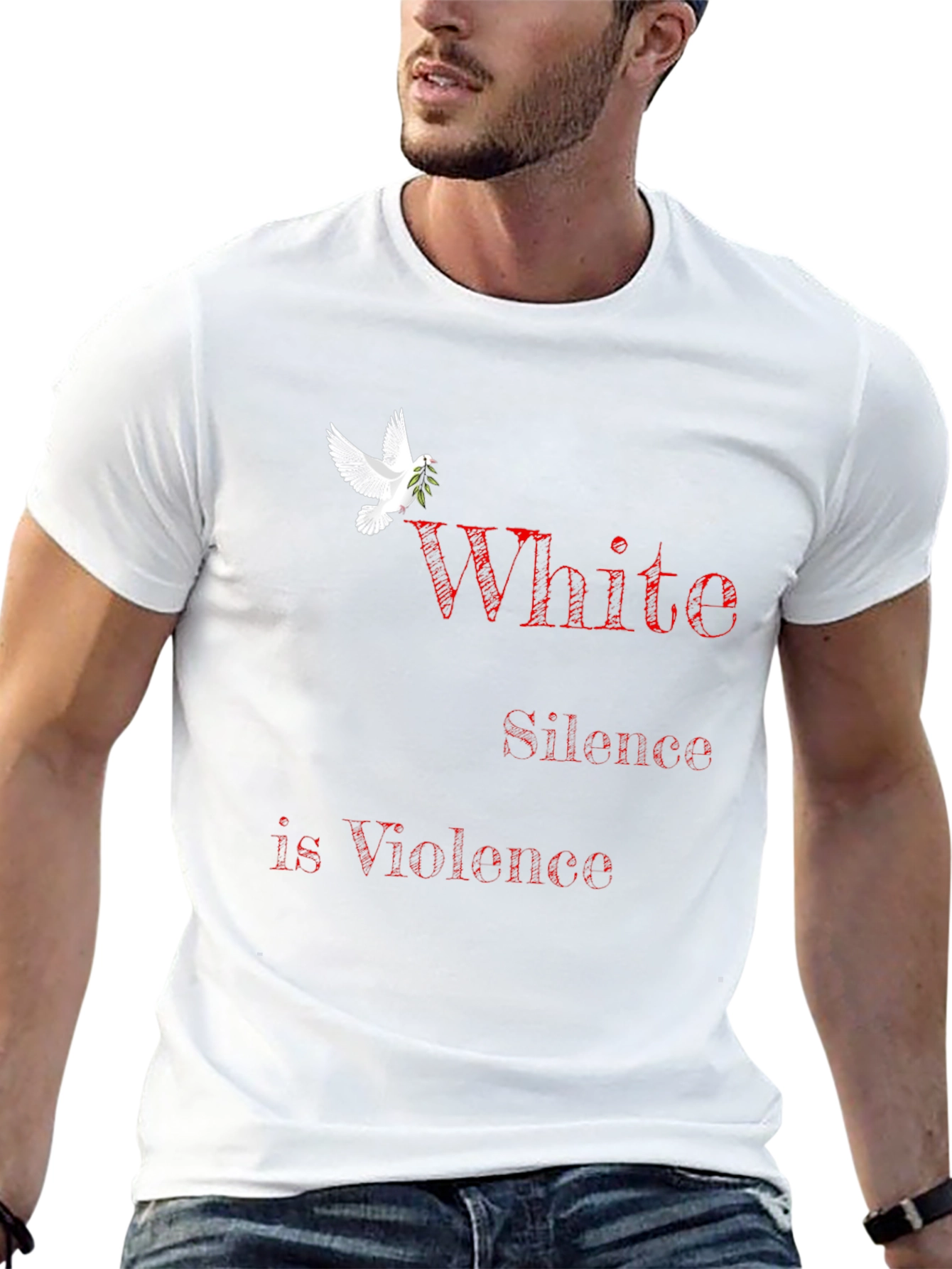 White Silence is Violence Graphic T-Shirt