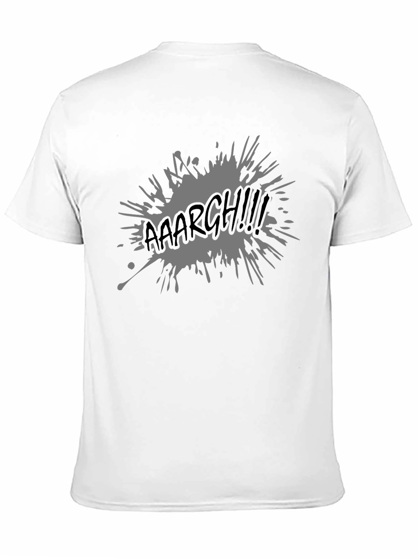 Aaaargh! Graphic Print Black T-Shirt