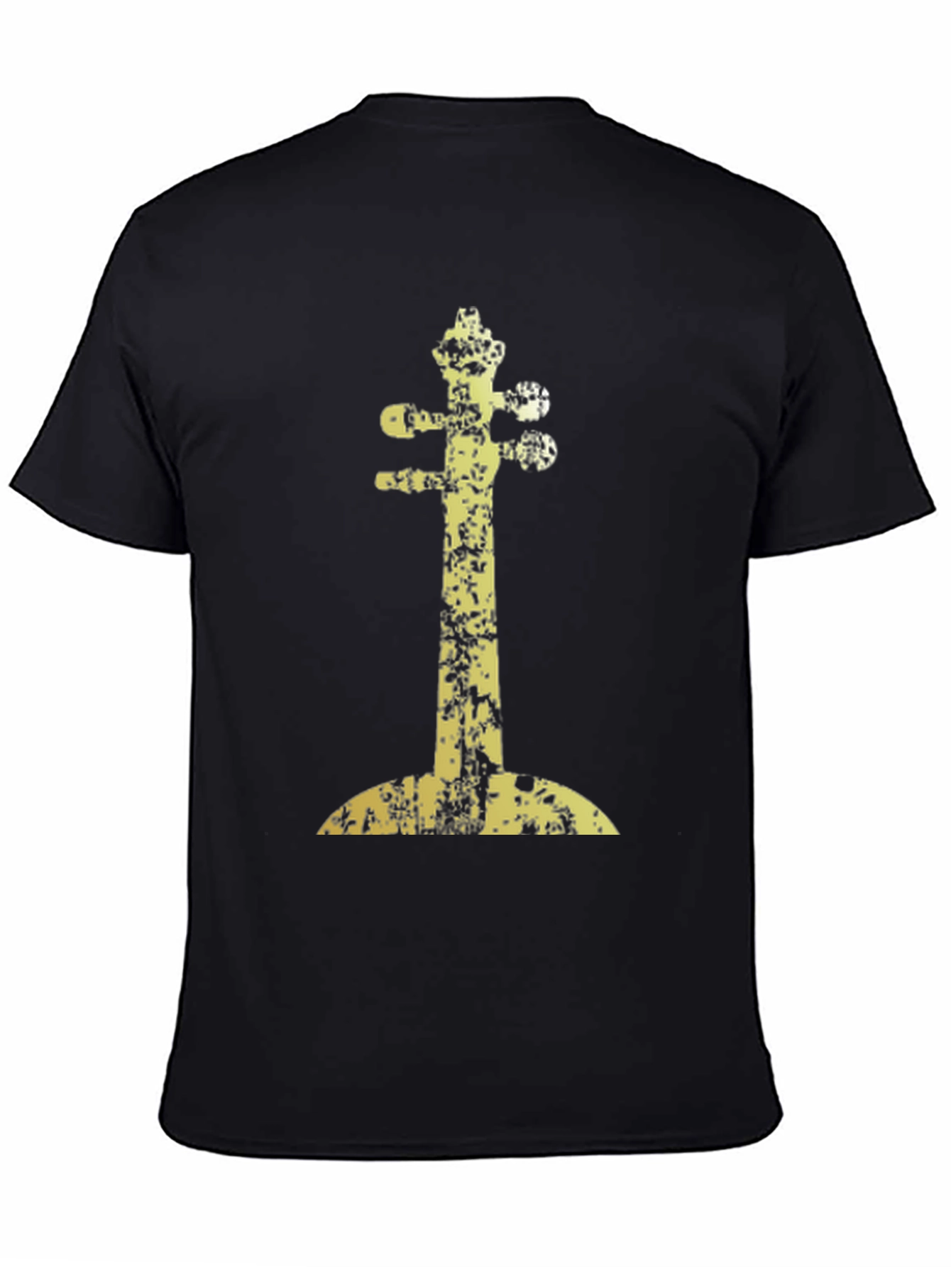 Abstract Instrument Graphic Tee - Black