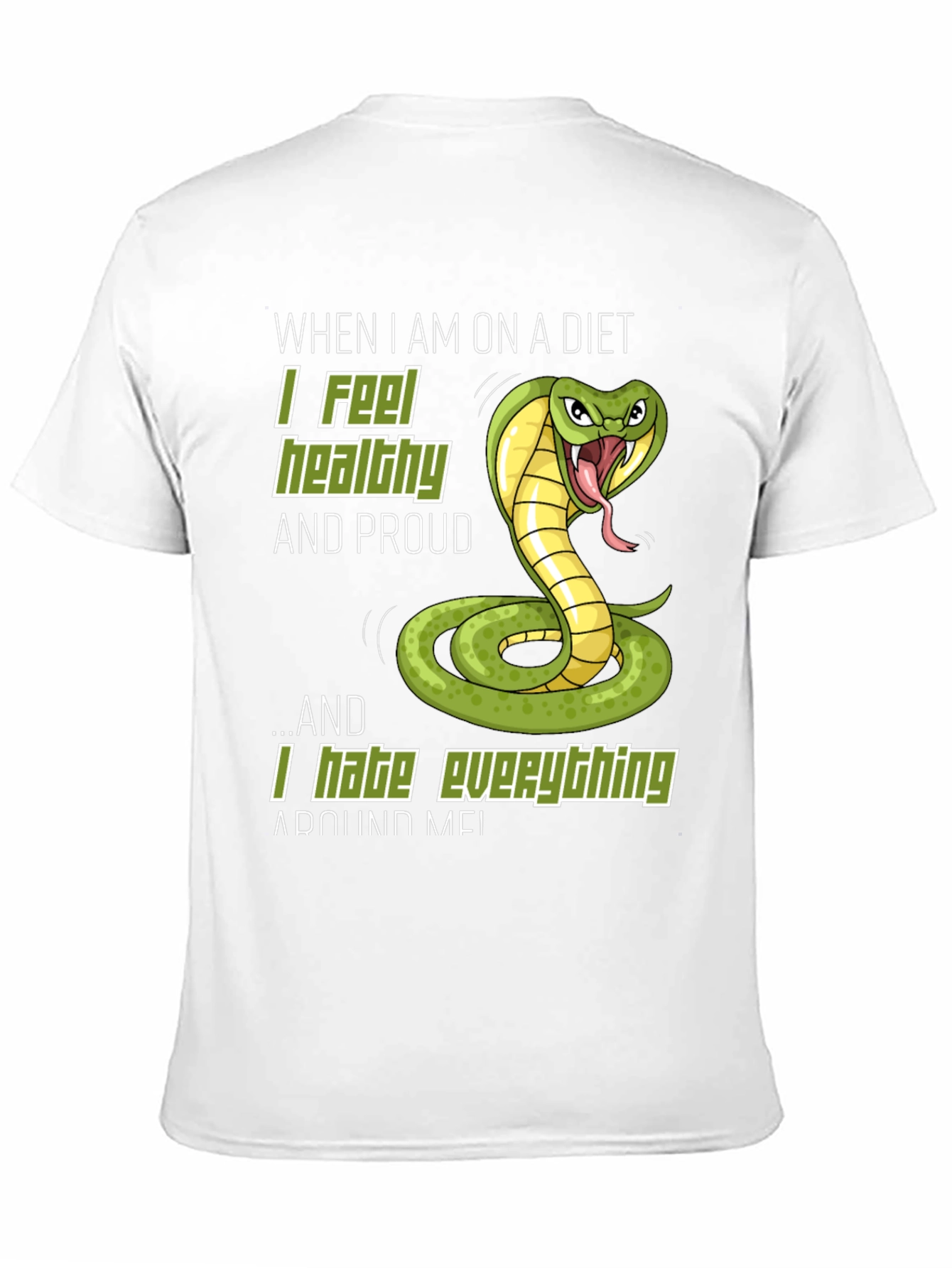 Funny Diet Cobra T-Shirt