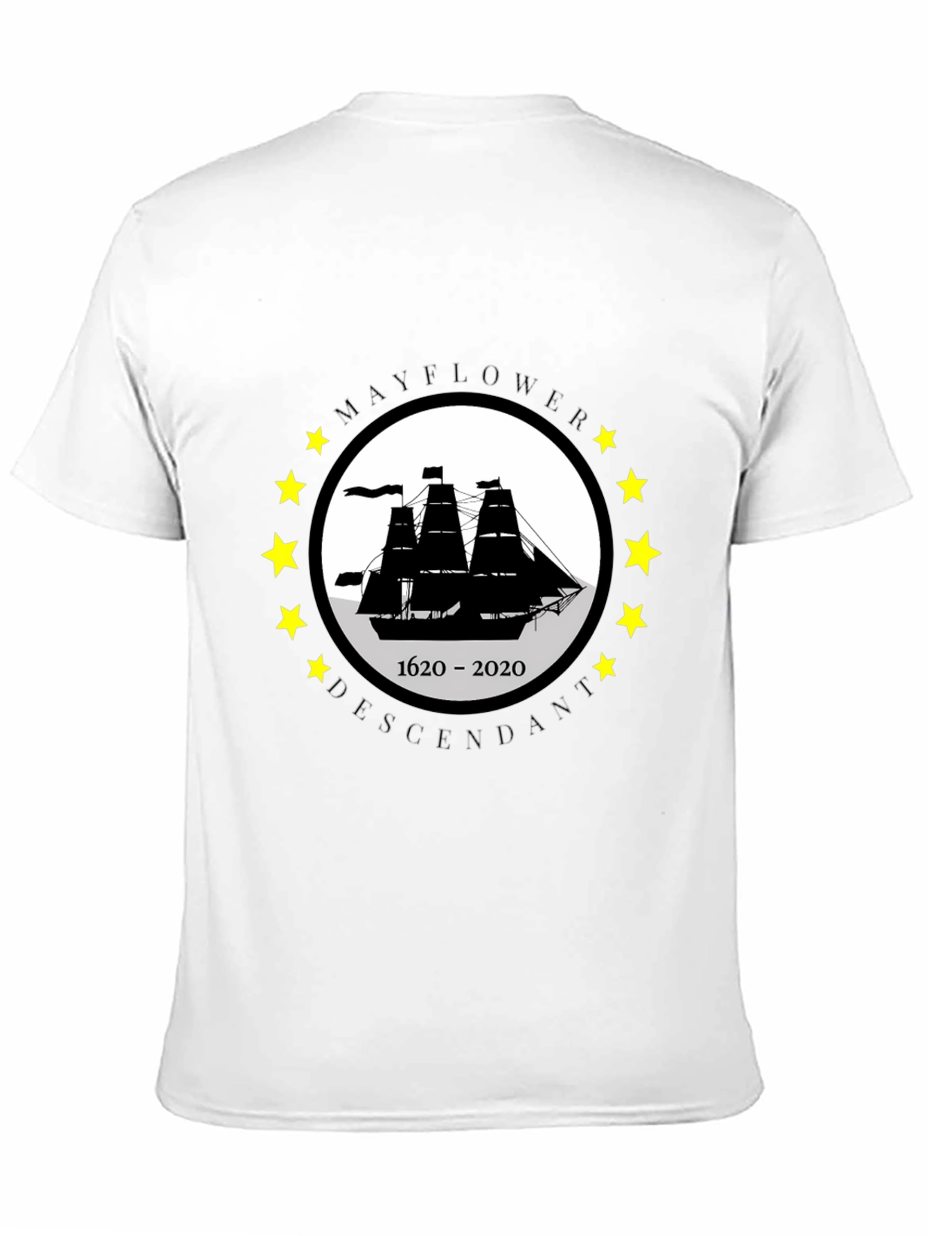 Mayflower Descendant Graphic T-Shirt