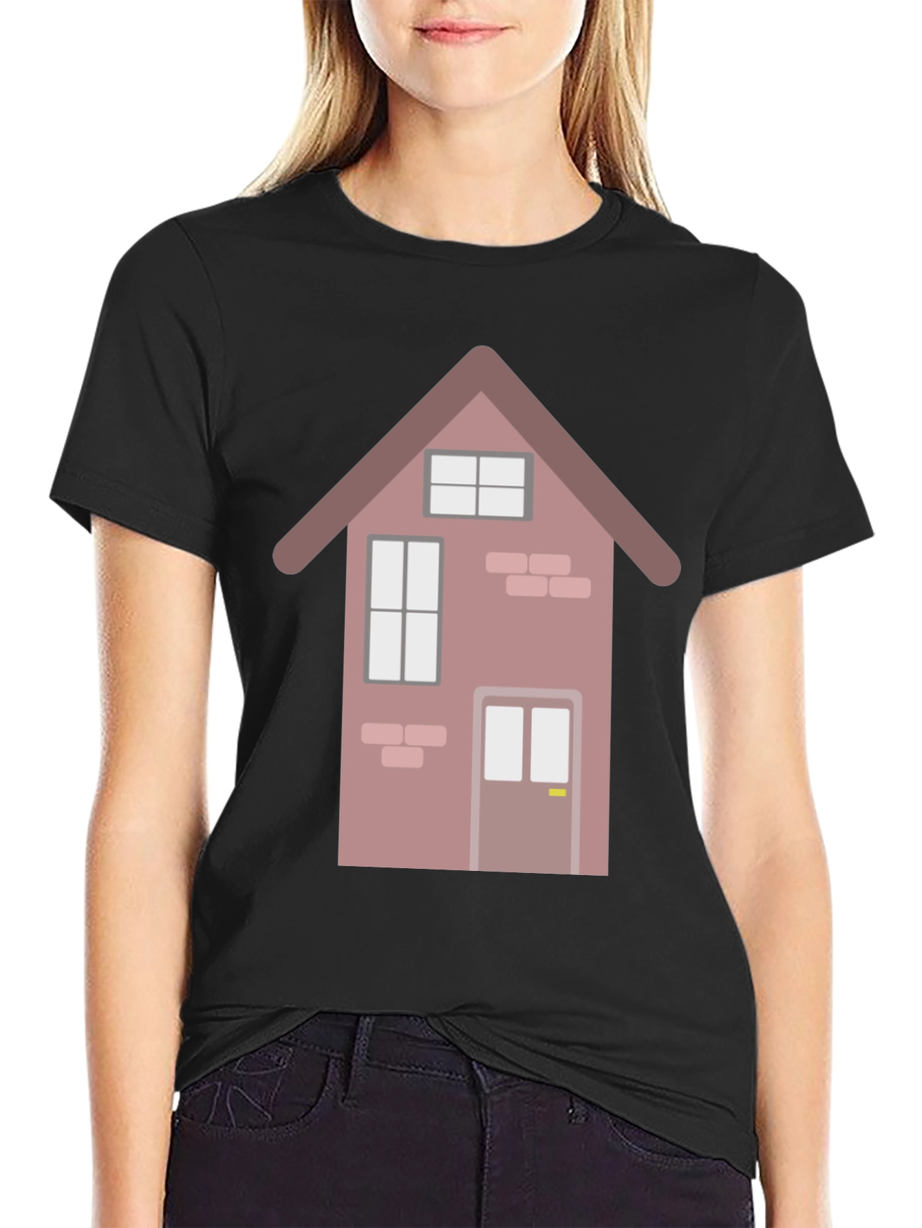 House Graphic Tee - Modern Design