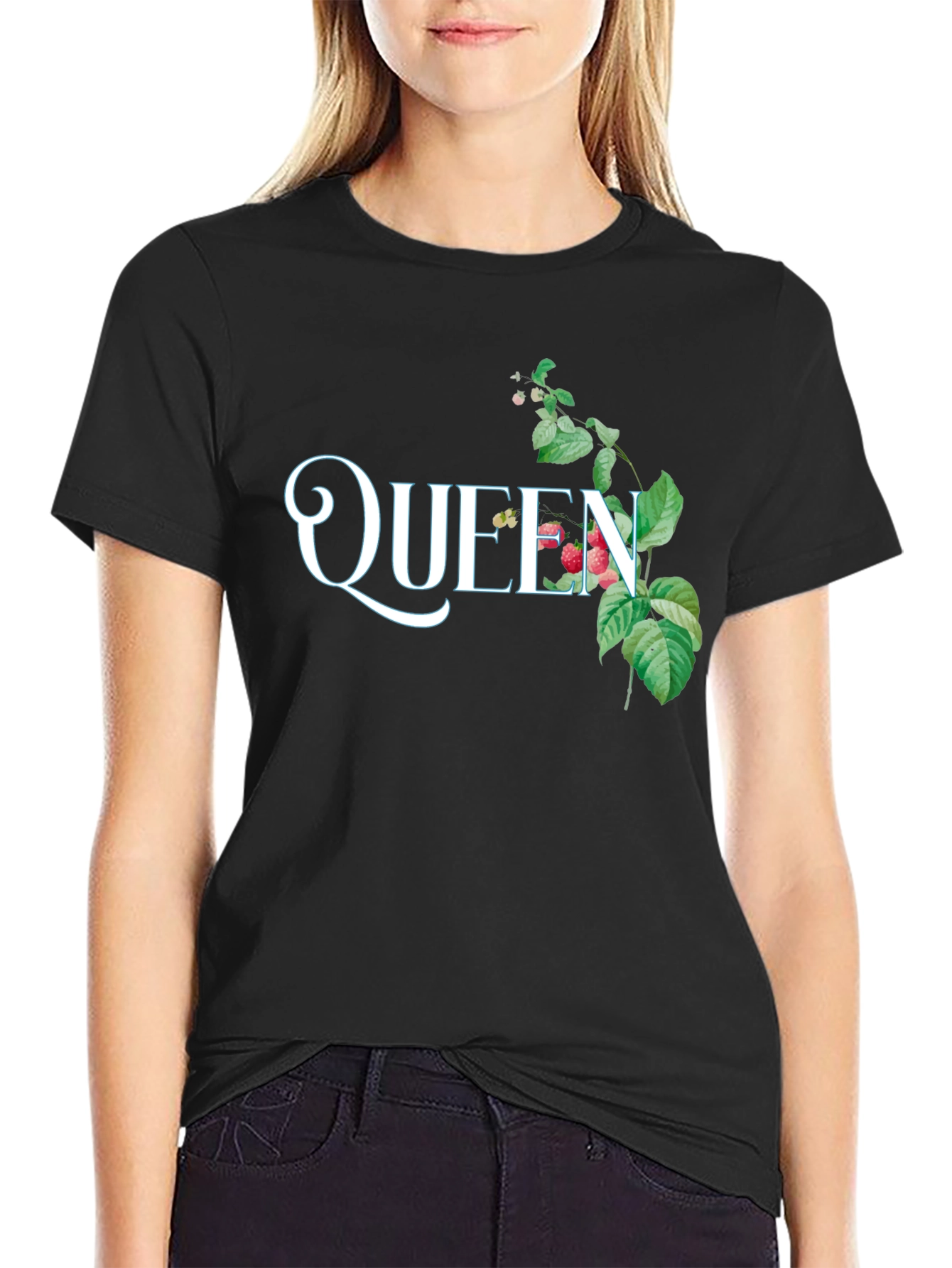 Queen Floral T-Shirt - Stylish Graphic Tee