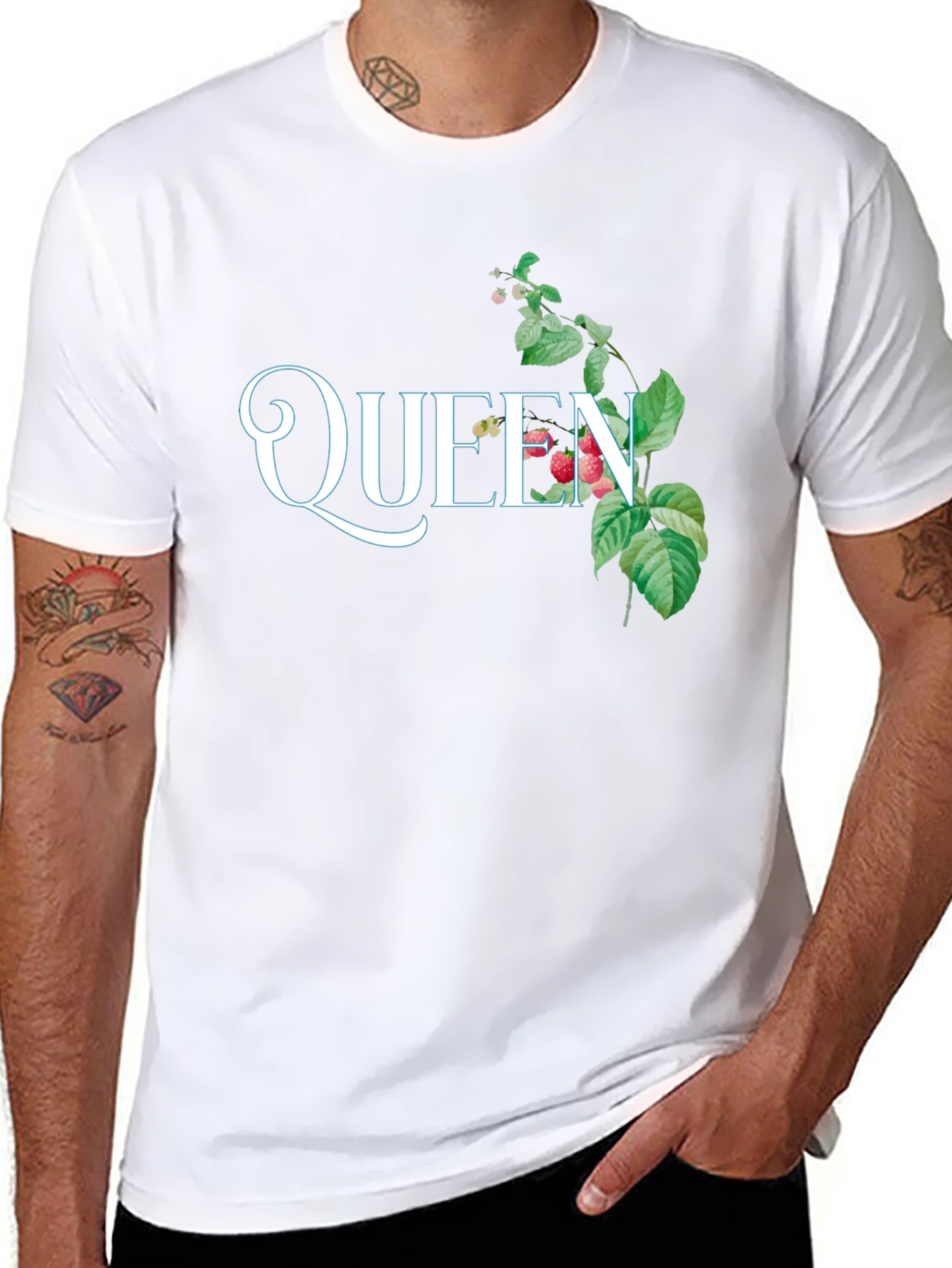 Queen Floral T-Shirt - Stylish Graphic Tee