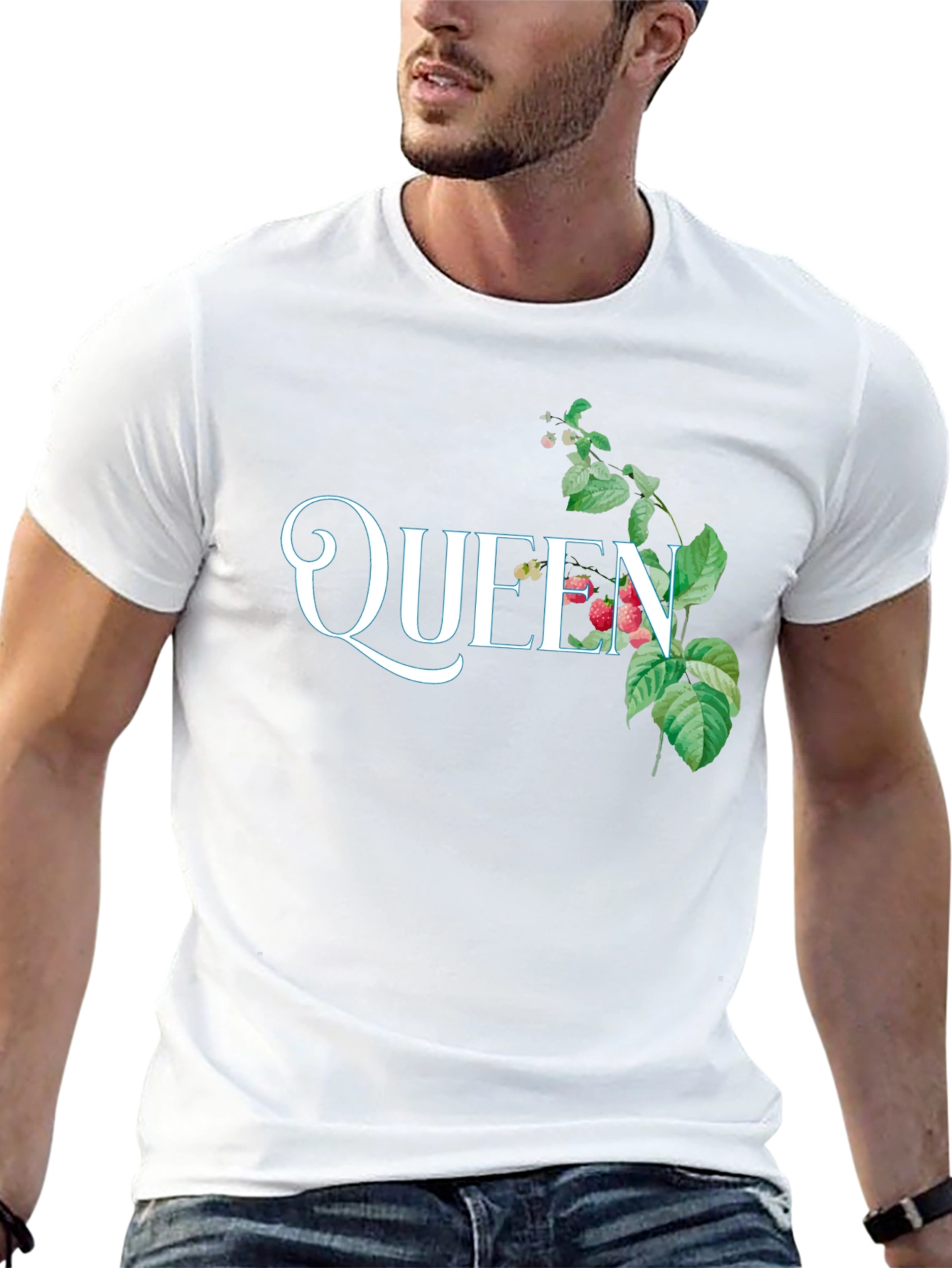 Queen Floral T-Shirt - Stylish Graphic Tee