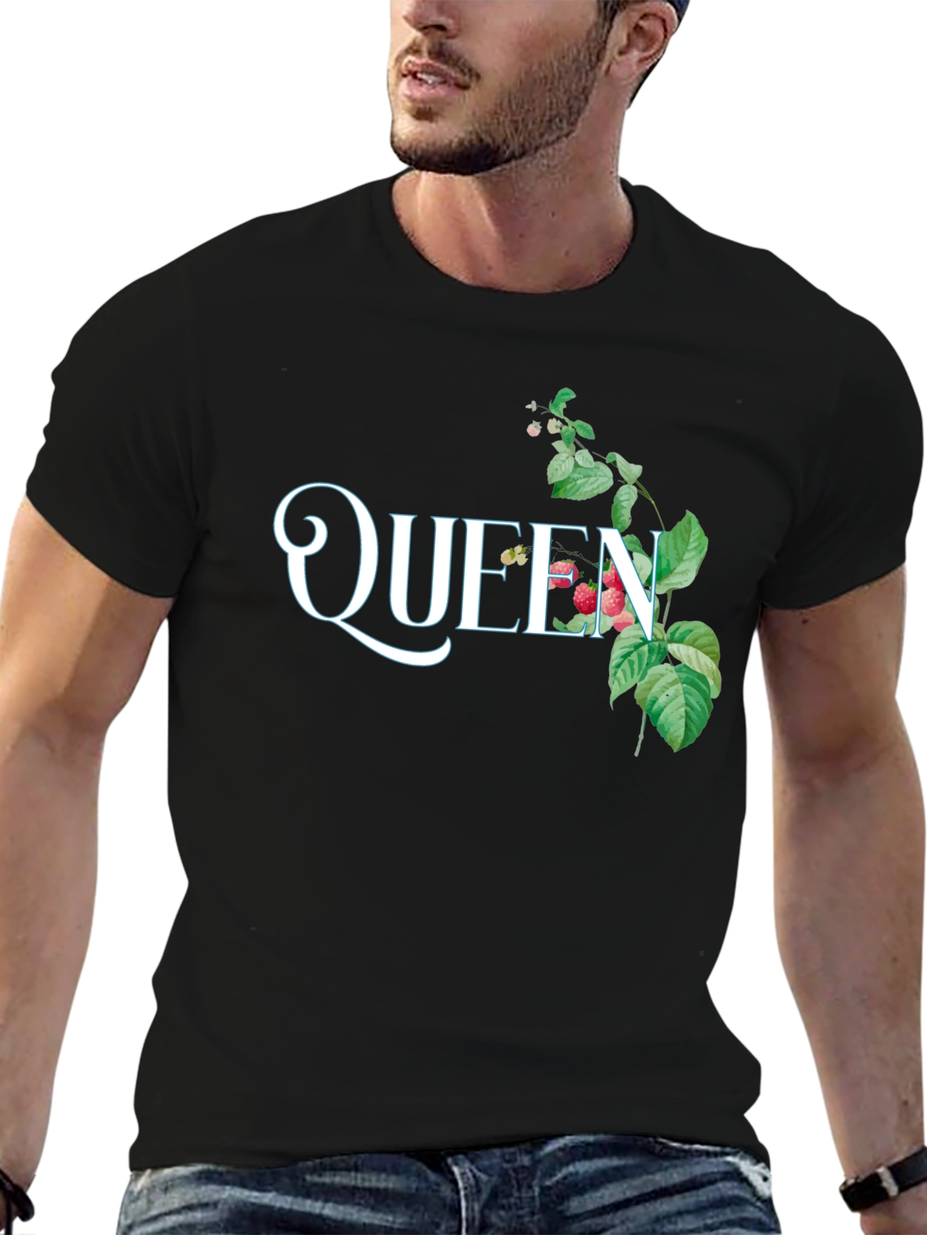 Queen Floral T-Shirt - Stylish Graphic Tee
