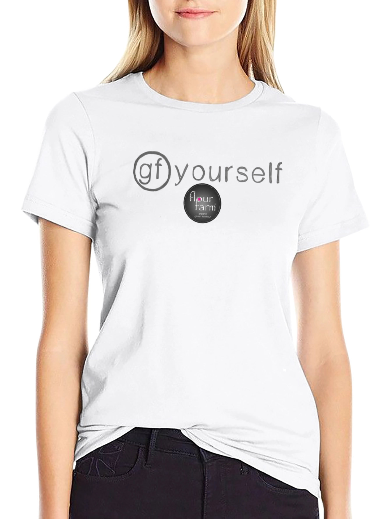 GF Yourself Black Graphic Tee