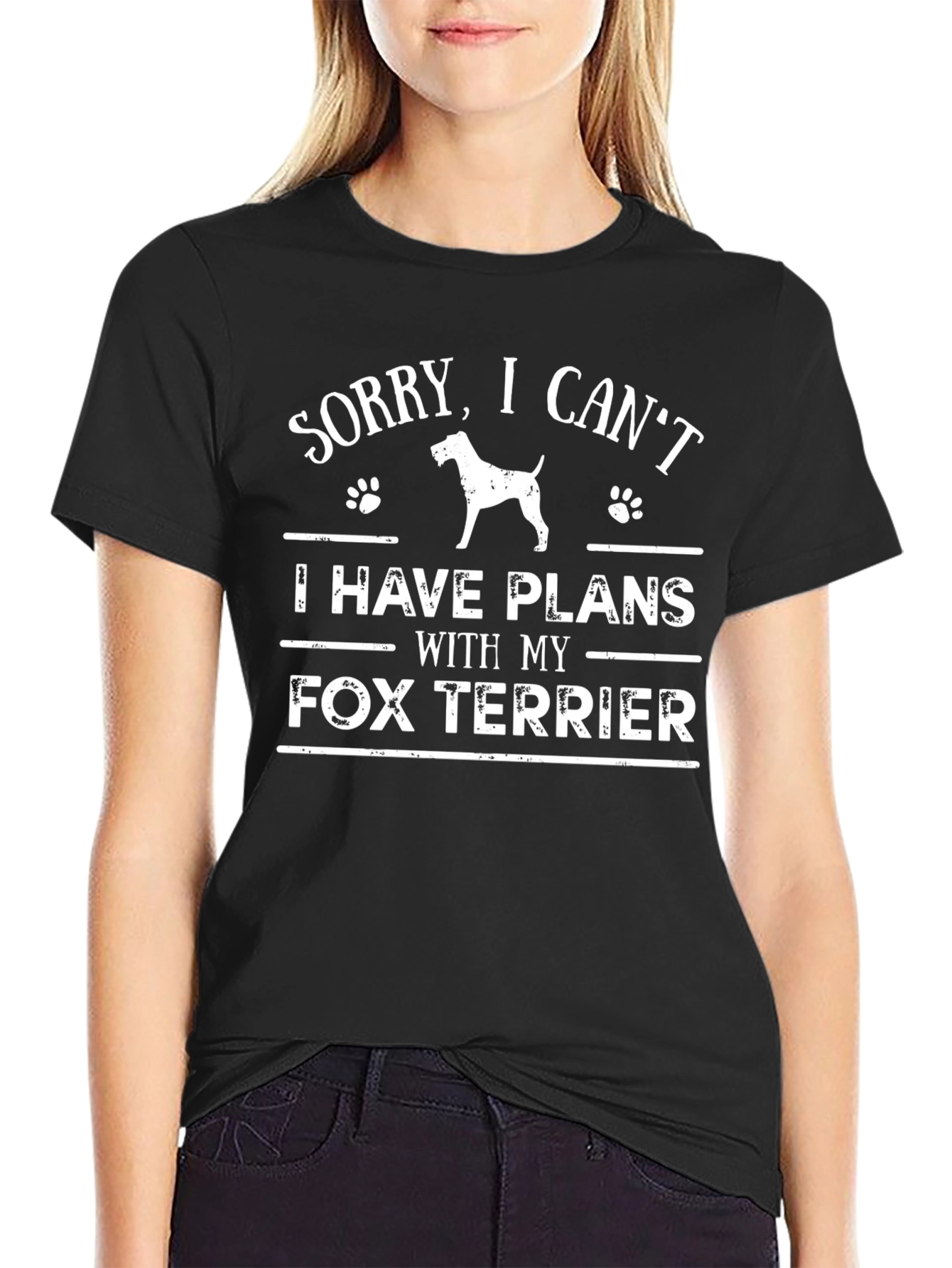 Fox Terrier Plans T-Shirt - Dog Lover Tee