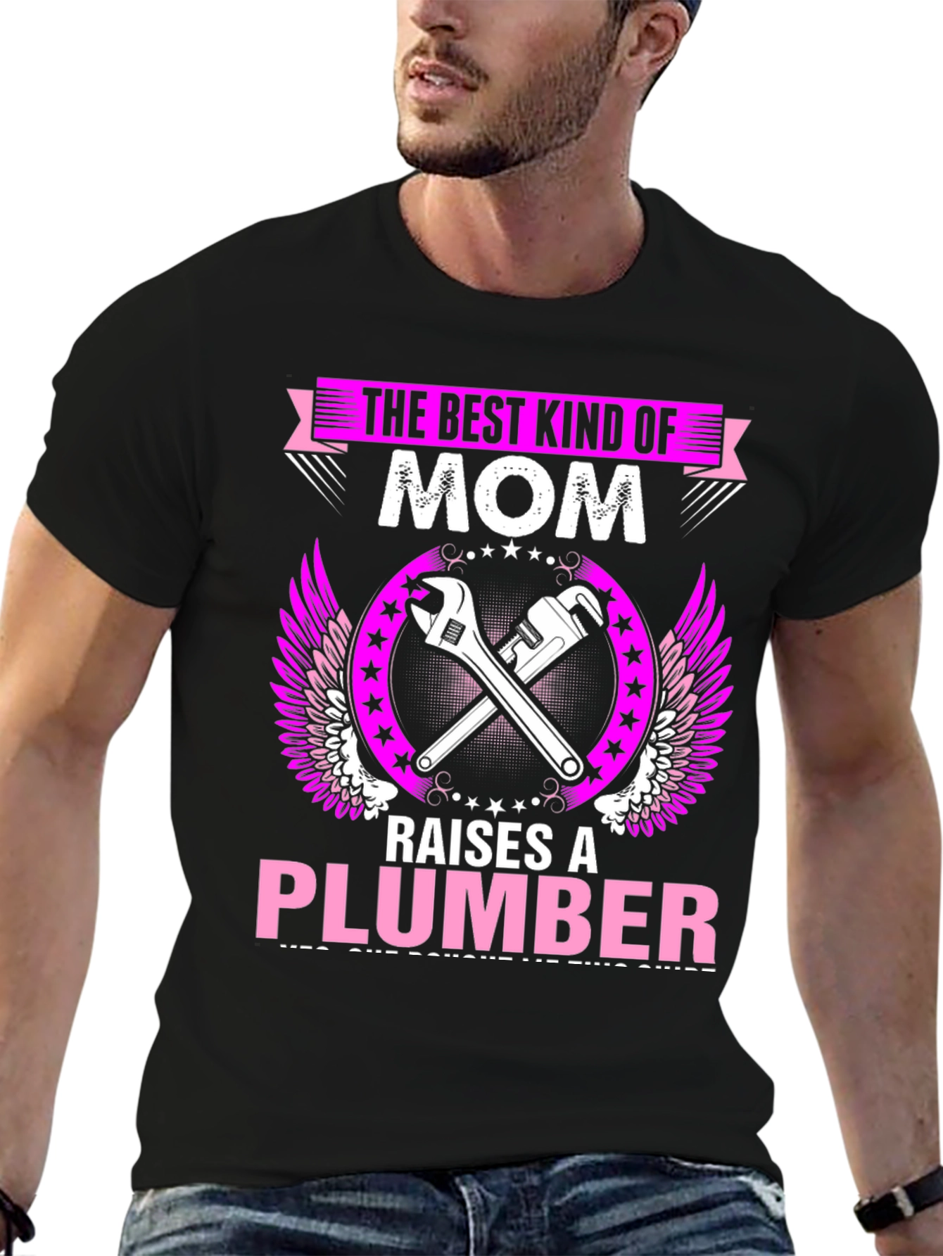 Best Mom Plumber Graphic T-Shirt