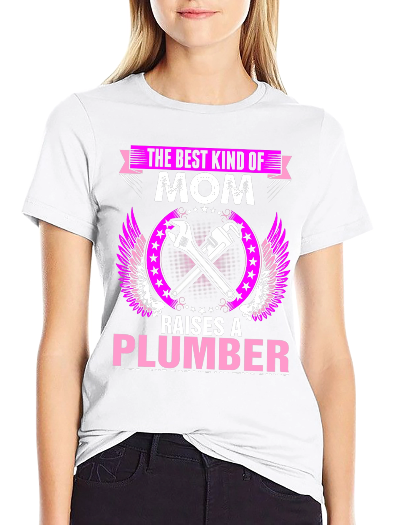 Best Mom Plumber Graphic T-Shirt