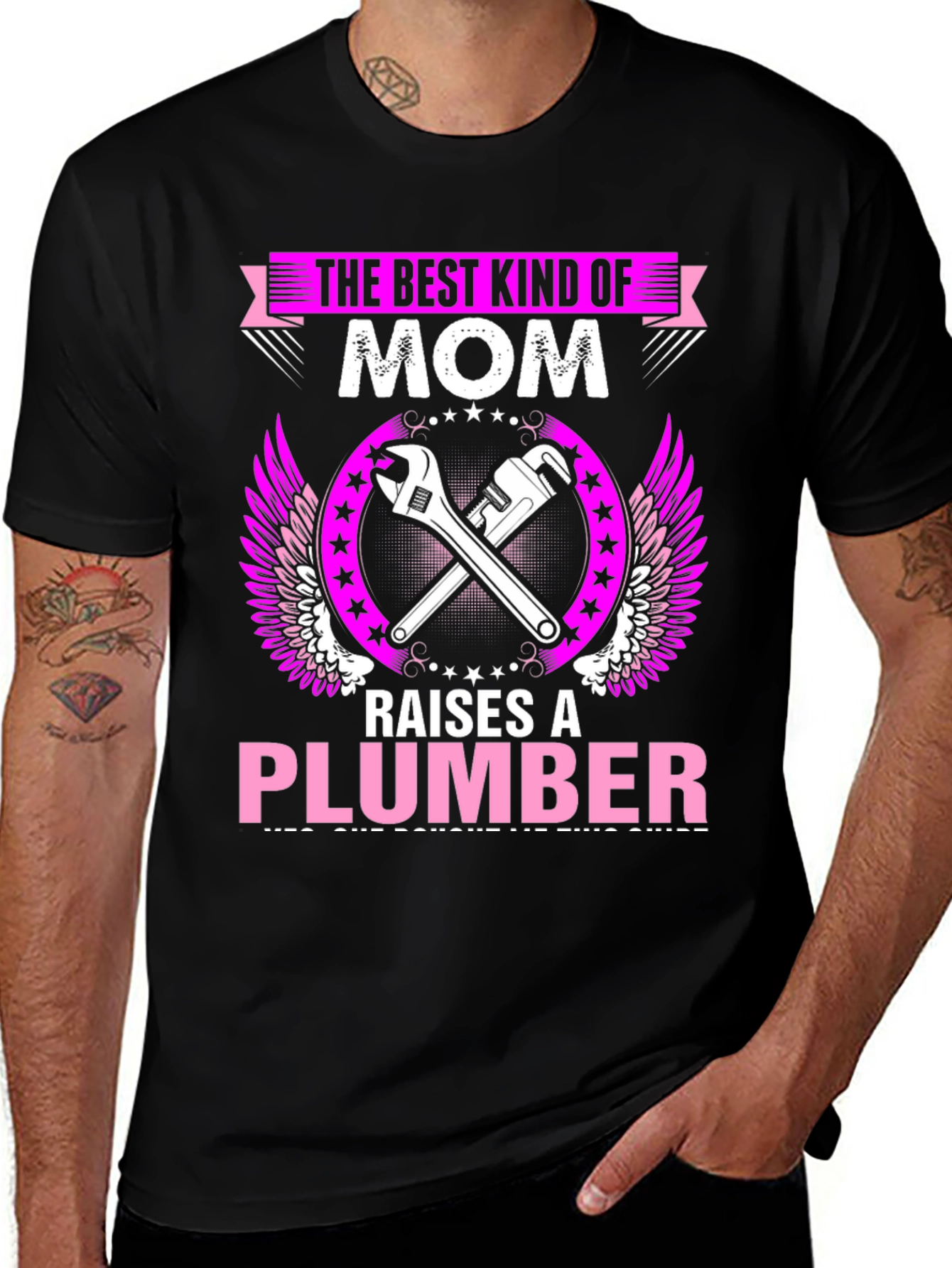 Best Mom Plumber Graphic T-Shirt