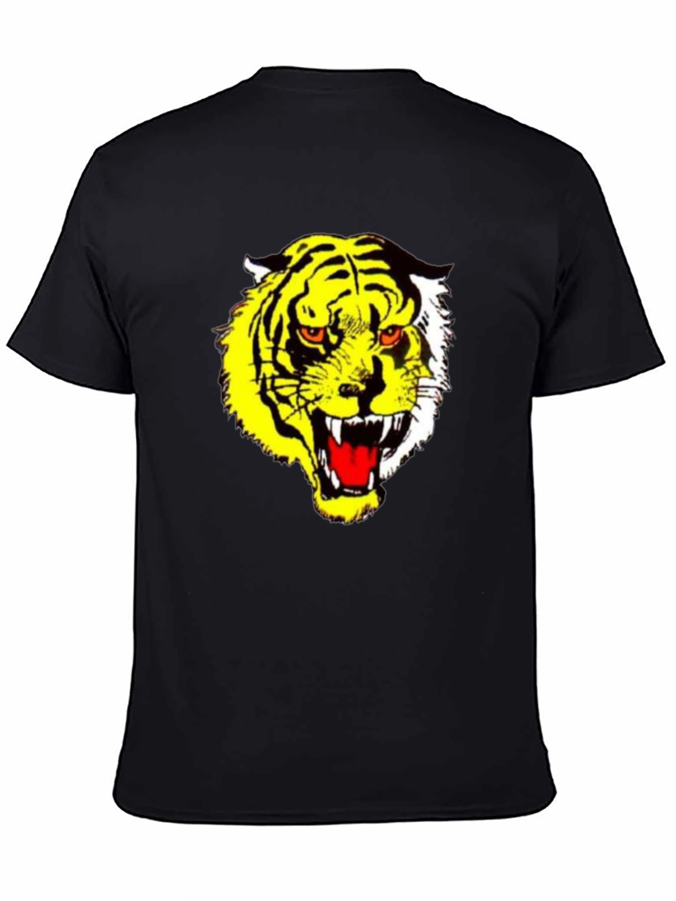 Tiger Graphic Tee - Bold Black T-Shirt