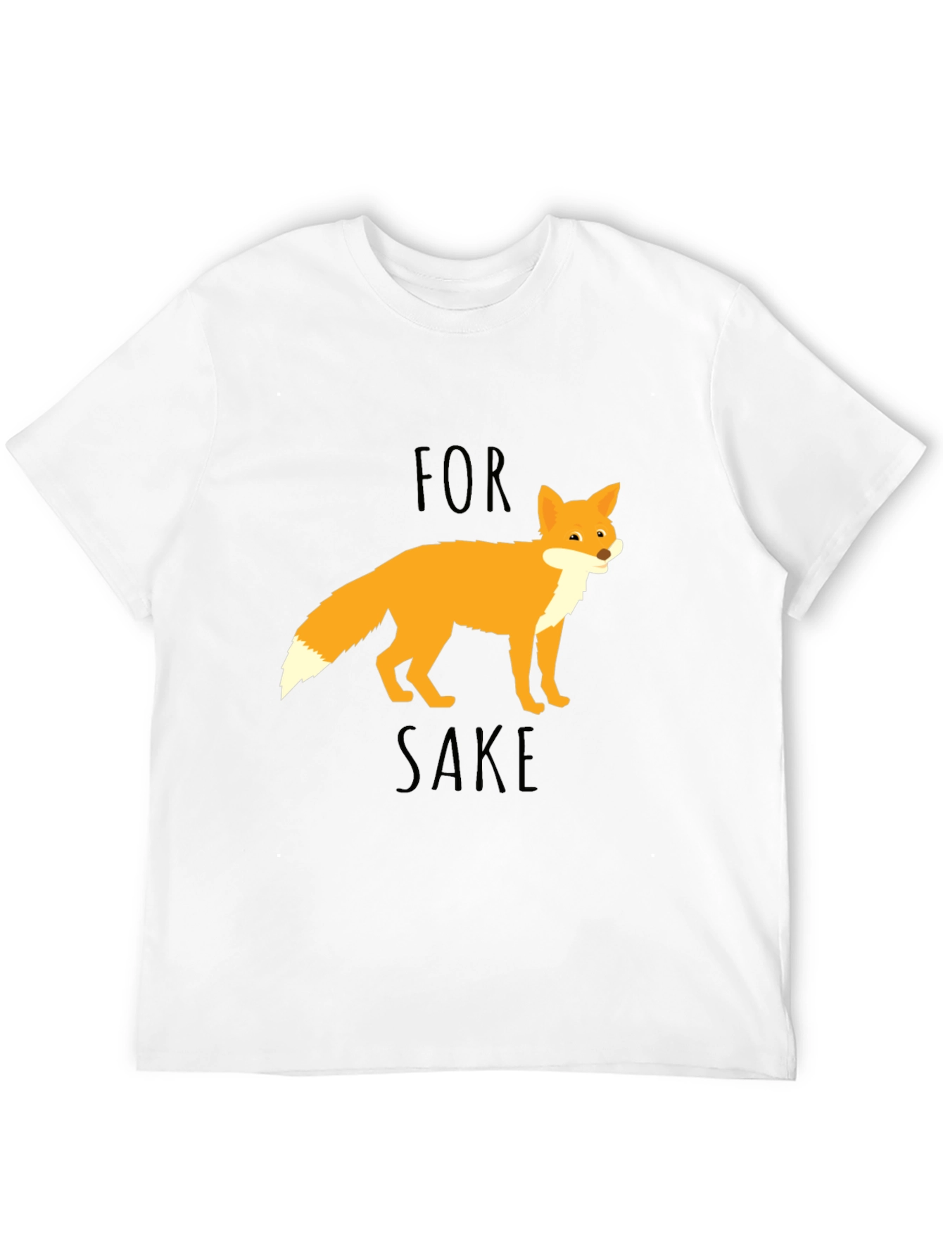 For Fox Sake Graphic T-Shirt - Black