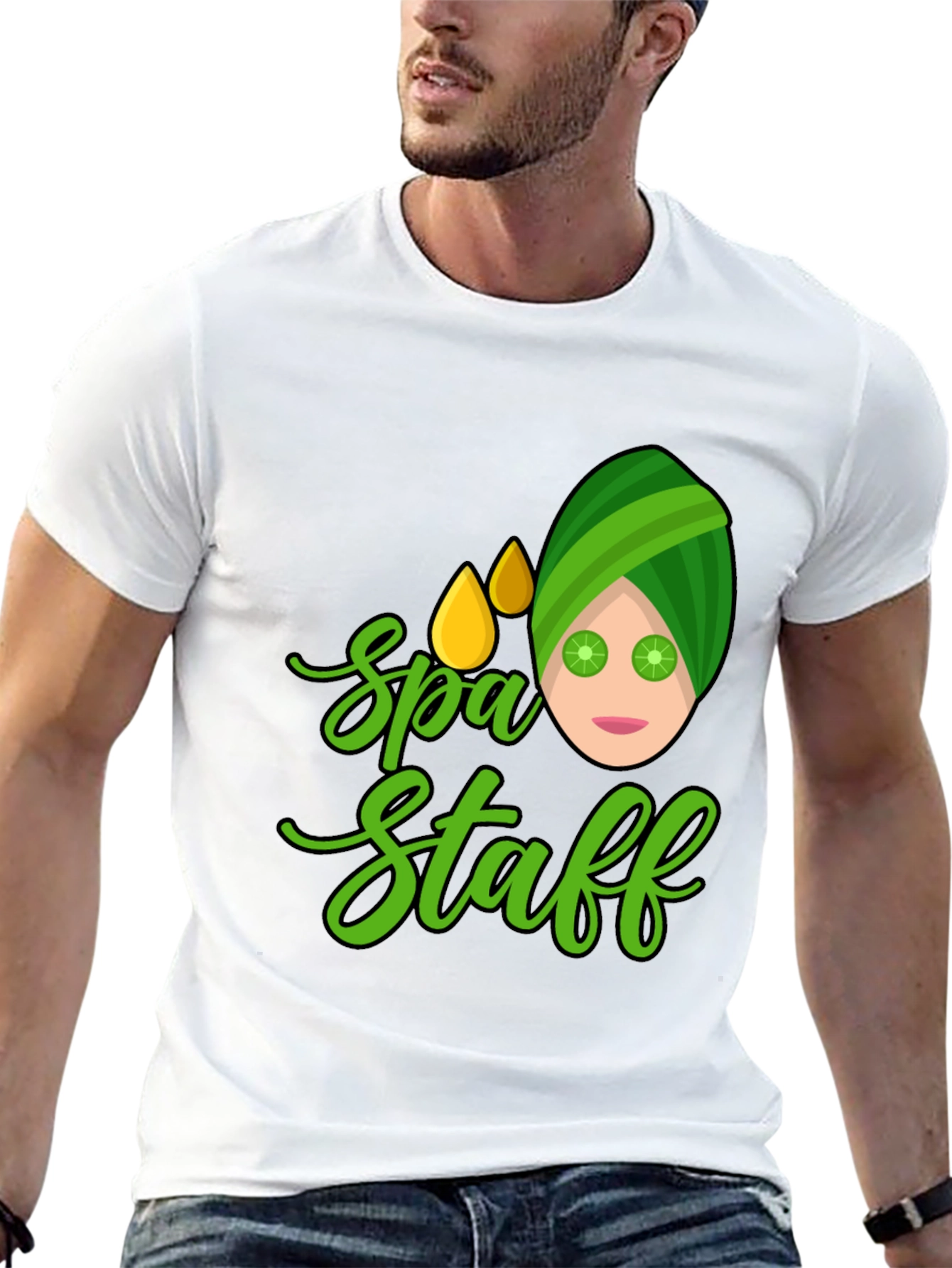 Spa Staff Graphic Tee - Relaxing & Fun!