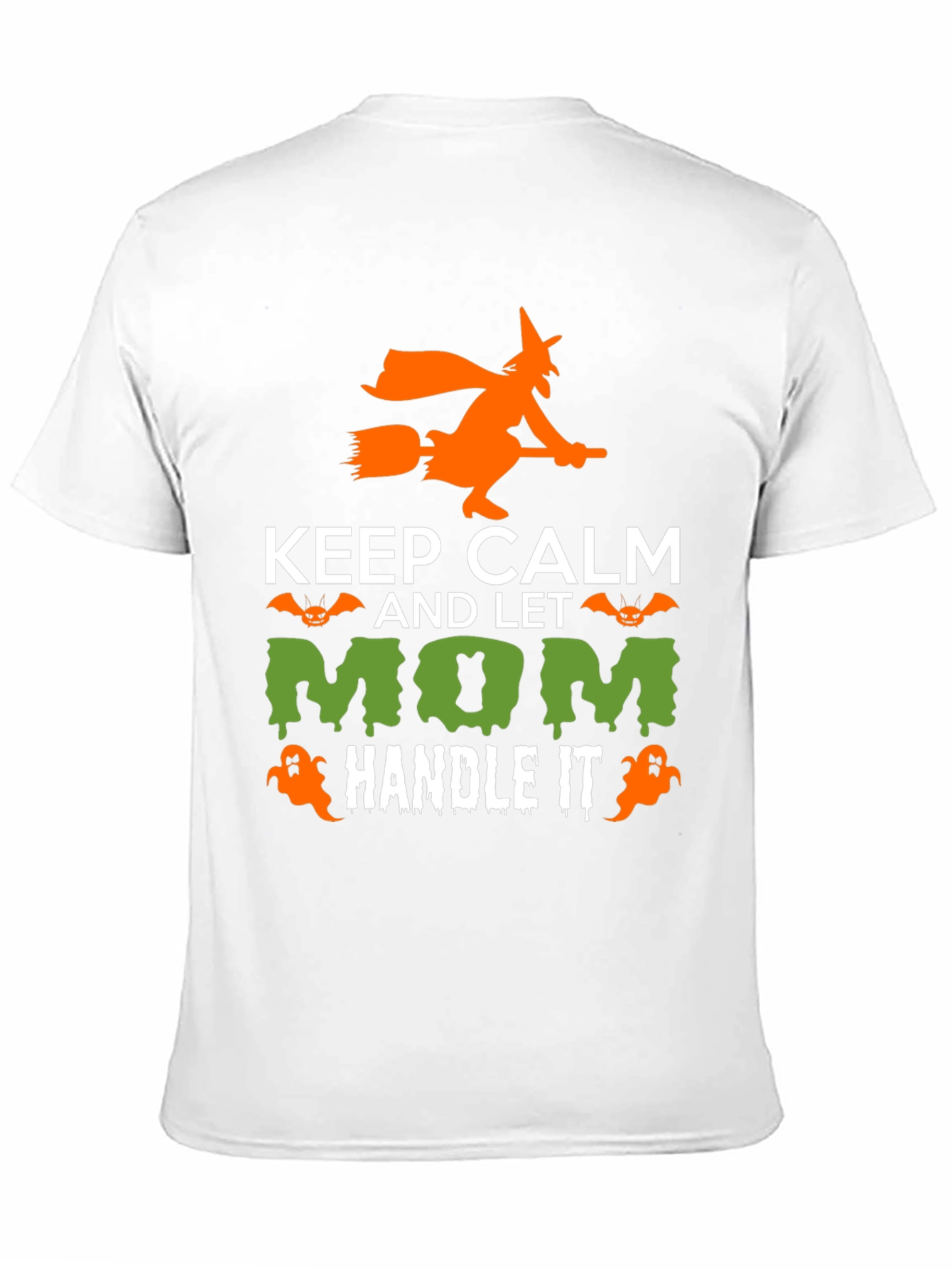 Keep Calm Halloween Mom Graphic T-Shirt