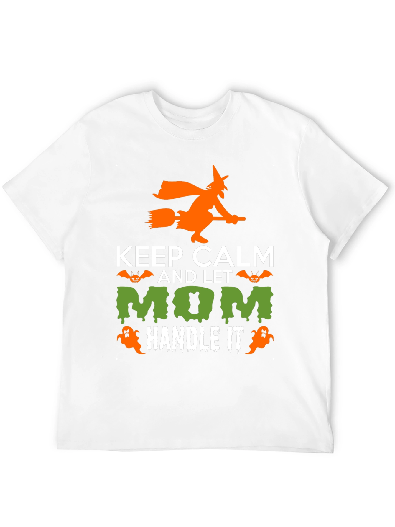 Keep Calm Halloween Mom Graphic T-Shirt